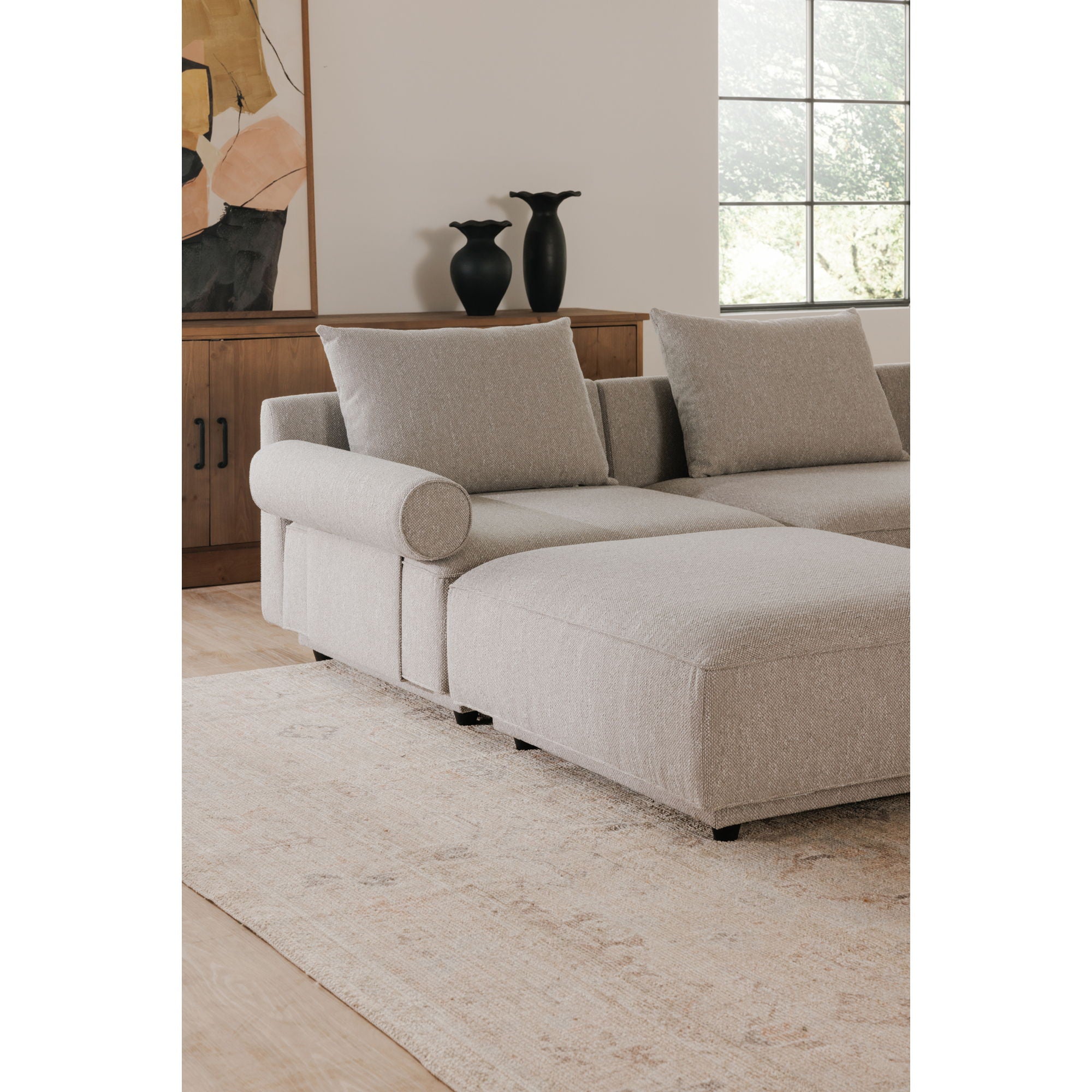 Rosello - Slipper Chair - Light Grey