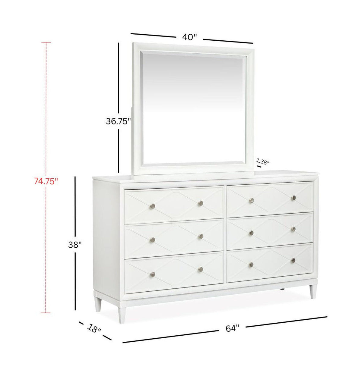 Springhouse - Double Drawer Dresser