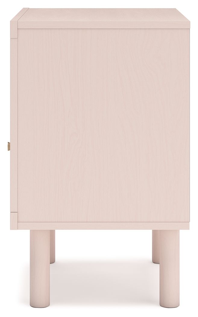 Wistenpine - Blush - One Drawer Night Stand