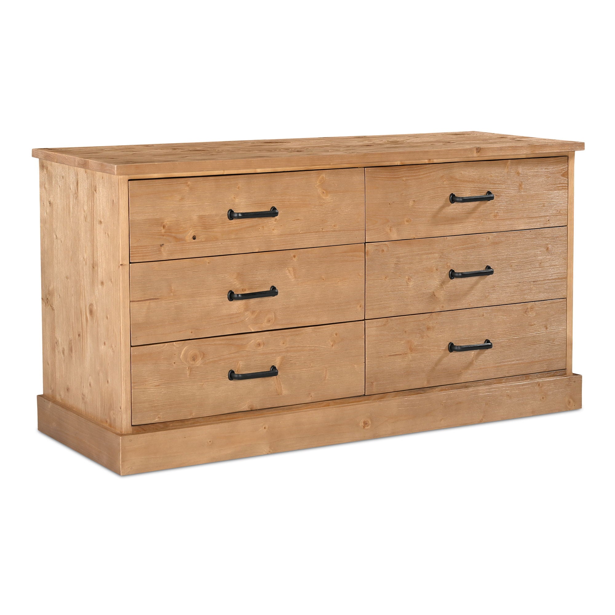 Tade - 6 Drawer Dresser - Honey