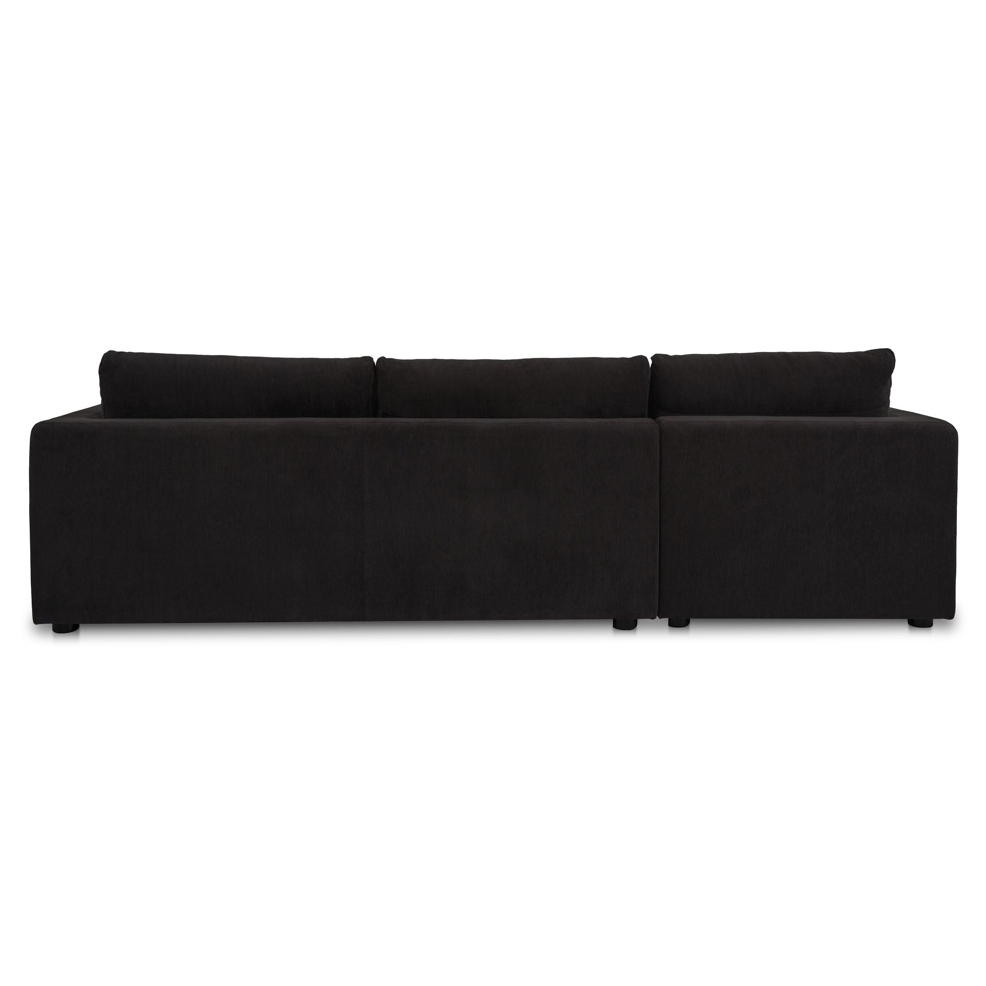 Burrow - Sleeper Sectional With Left Storage Chaise - Black