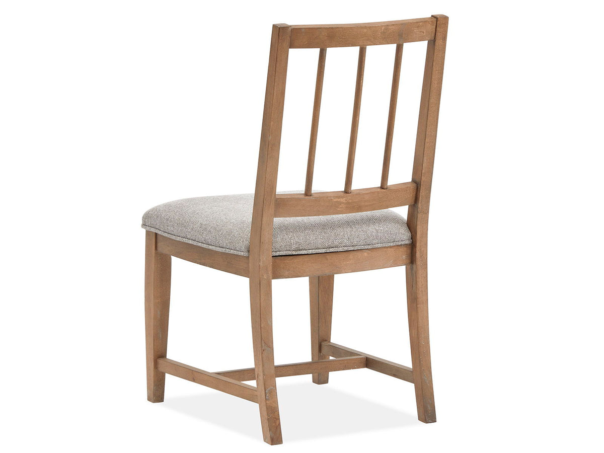 Lindon - Dining Side Chair With Upholstered Seat (Set of 2) - Gray