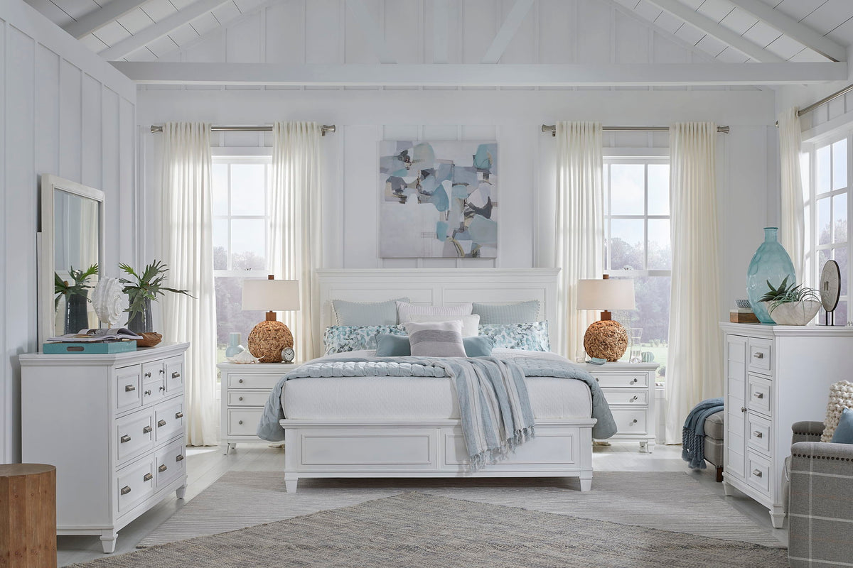 Charleston - Drawer Dresser With Landscape Mirror