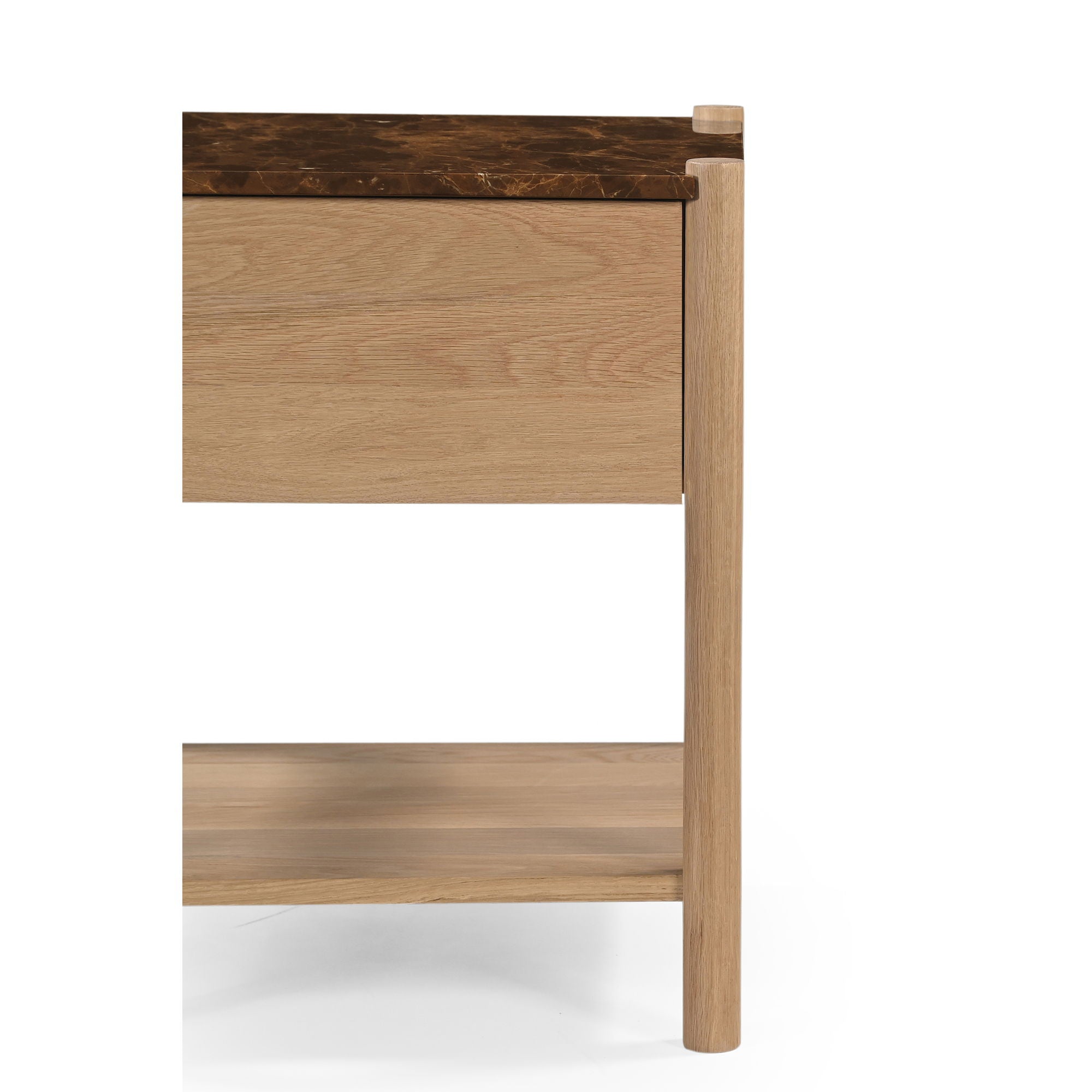 Elio - Nightstand - Dark Emperador