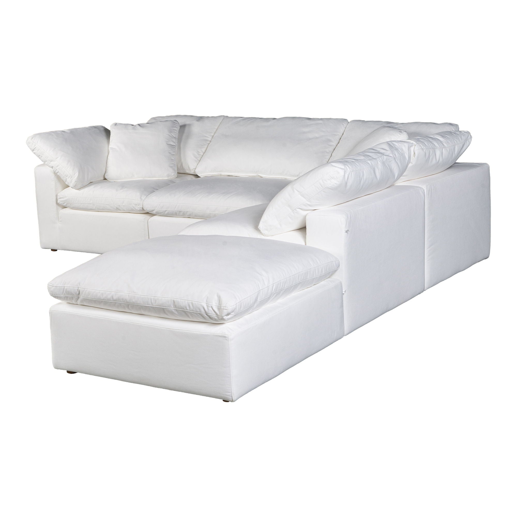 Terra - Livesmart Fabric Condo Dream Modular Sectional - Cream