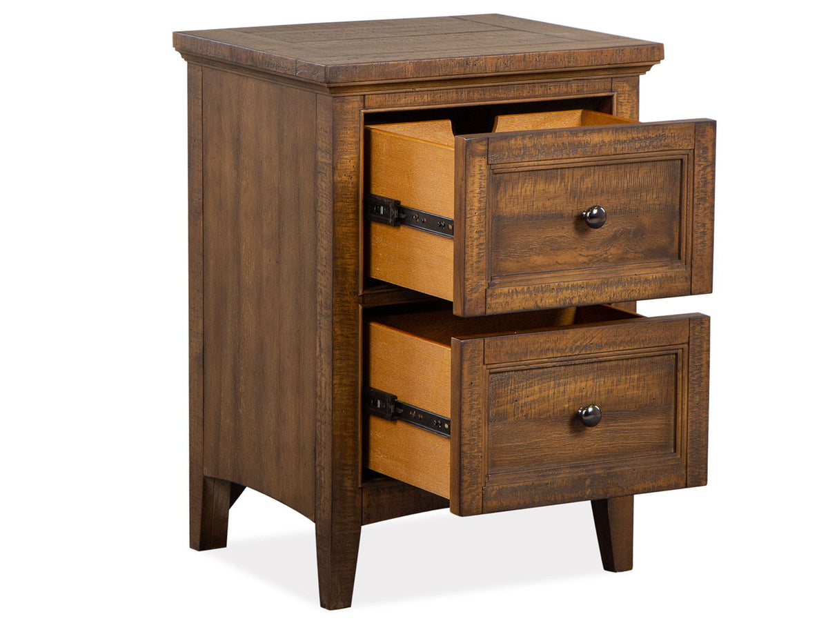 Bay Creek - Small Drawer Nightstand - Toasted Nutmeg