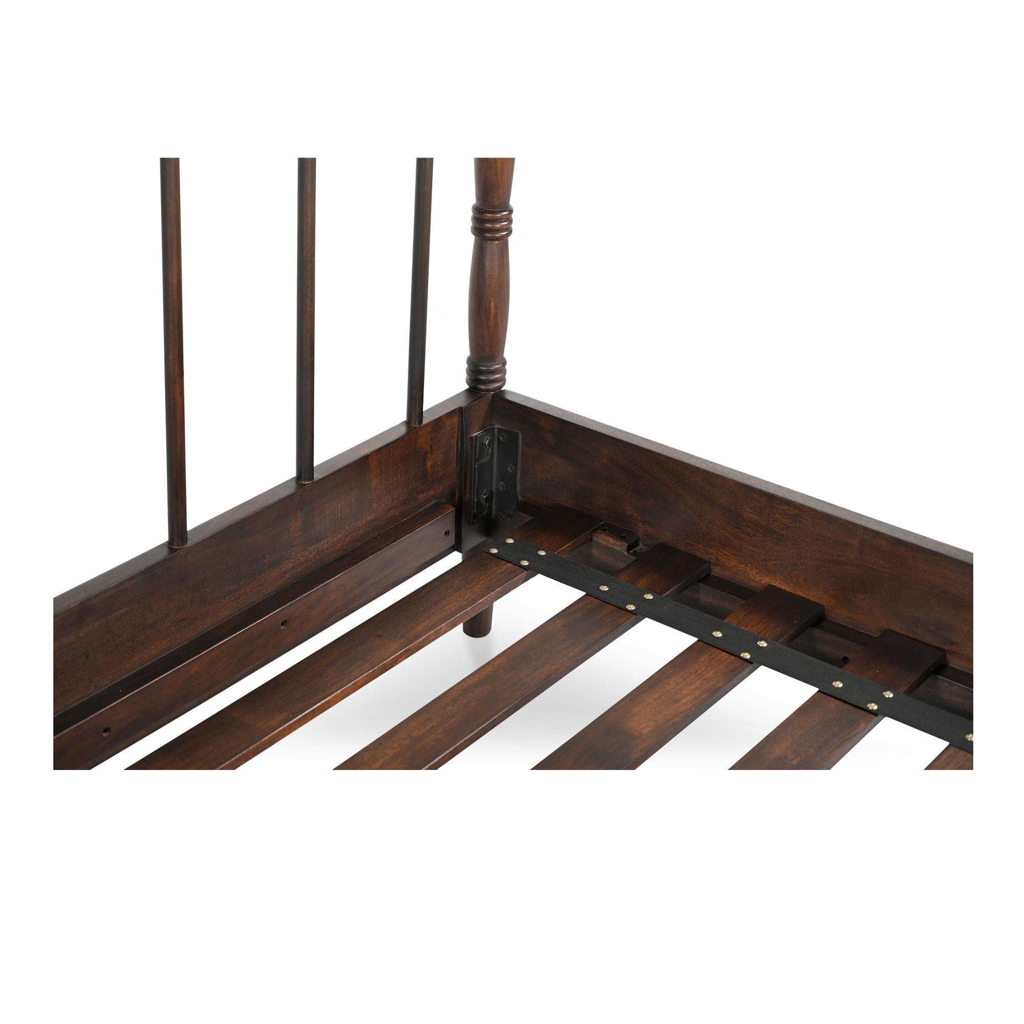 Vivian - King Bed - Dark Brown
