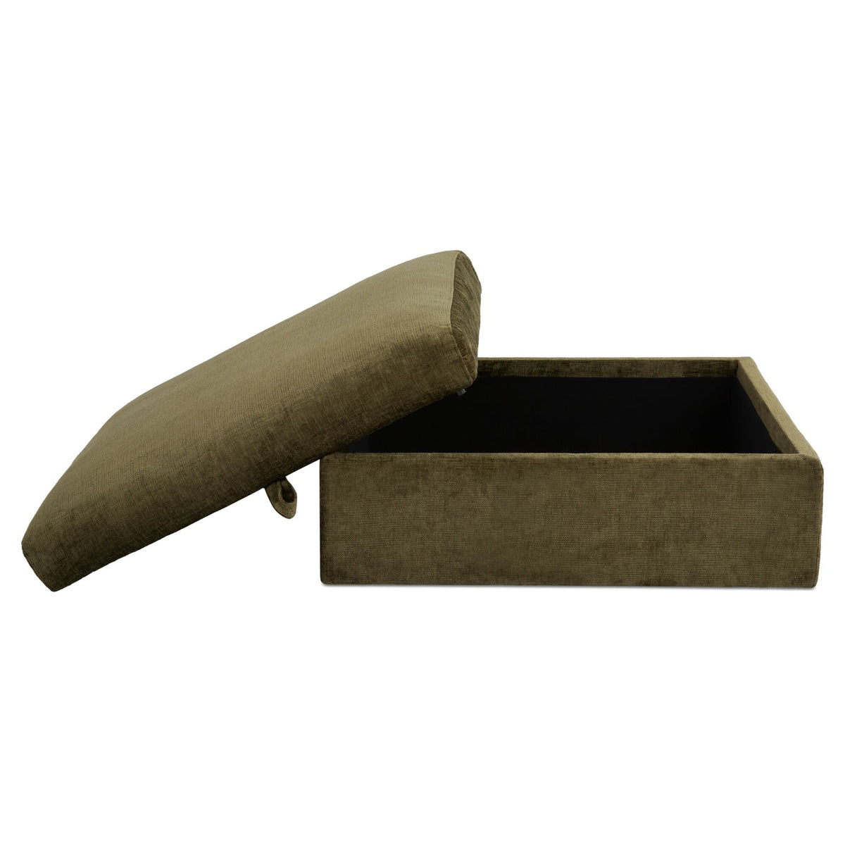 Swift - Storage Ottoman - Dark Green
