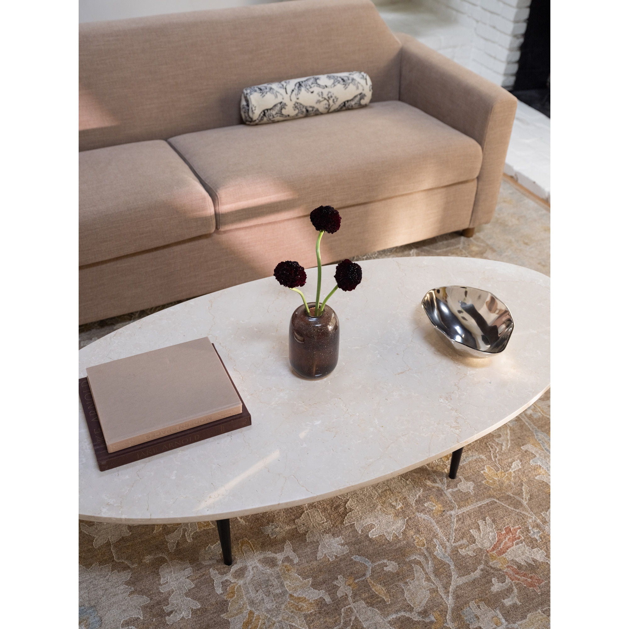 Winona - Coffee Table - Botticino Beige