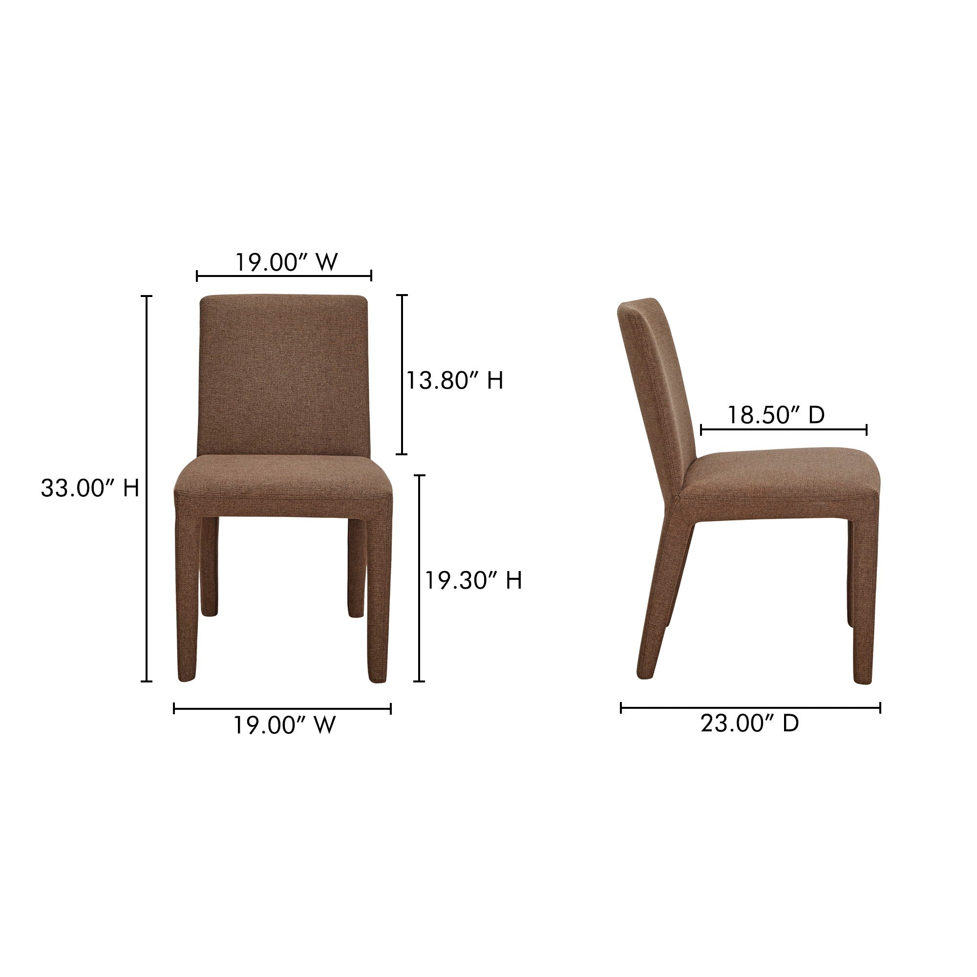 Monte - Dining Chair (Set of 2) - Brown