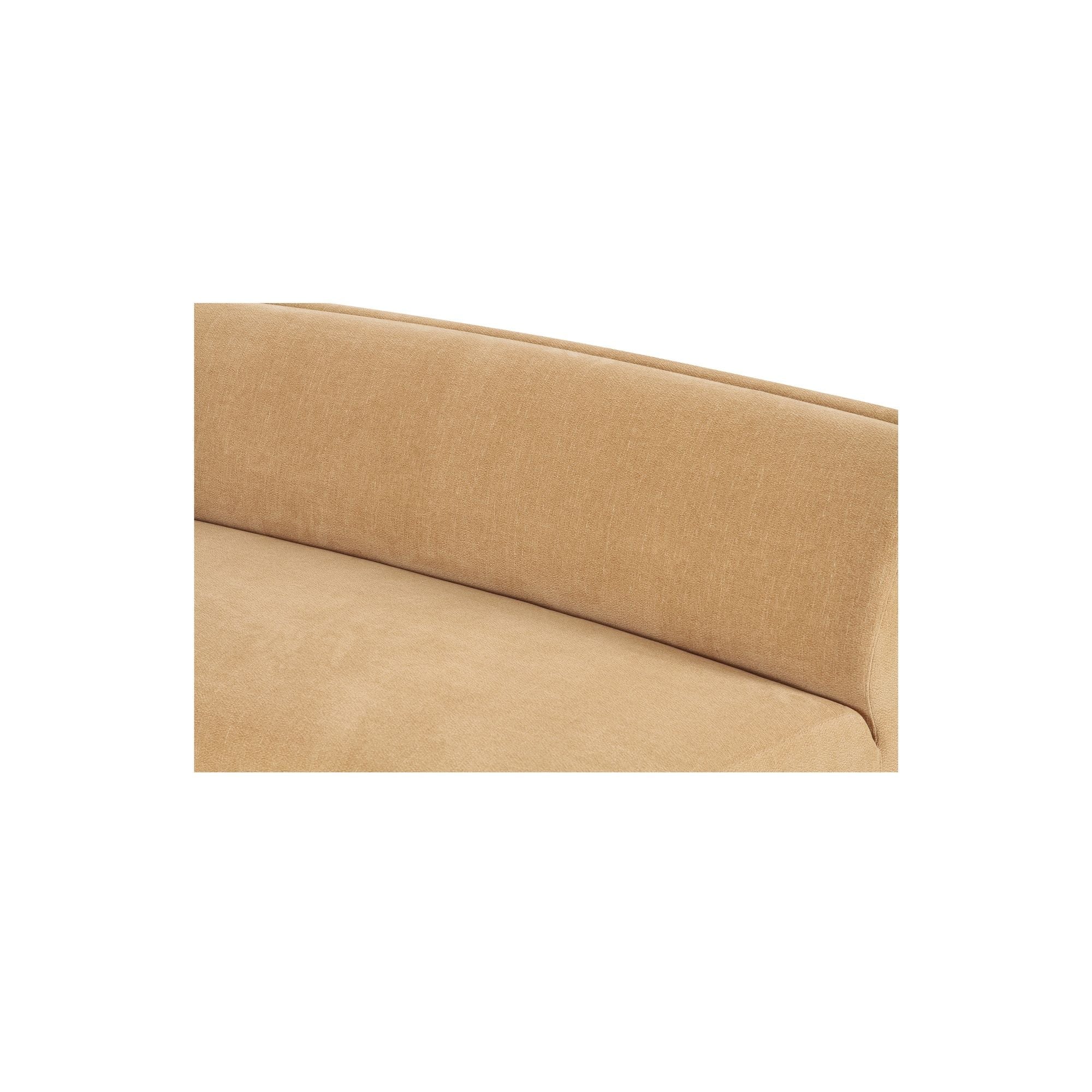 Naomi - Concave Sofa - Golden Yellow