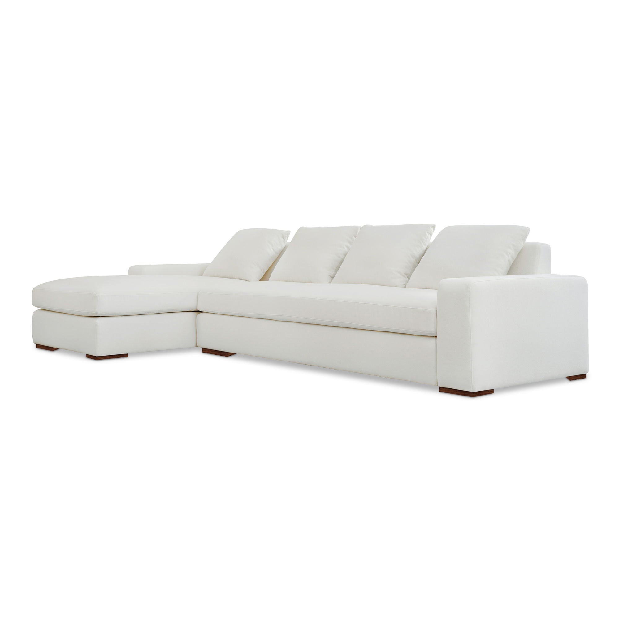 Thomas - Left Sectional - Ivory