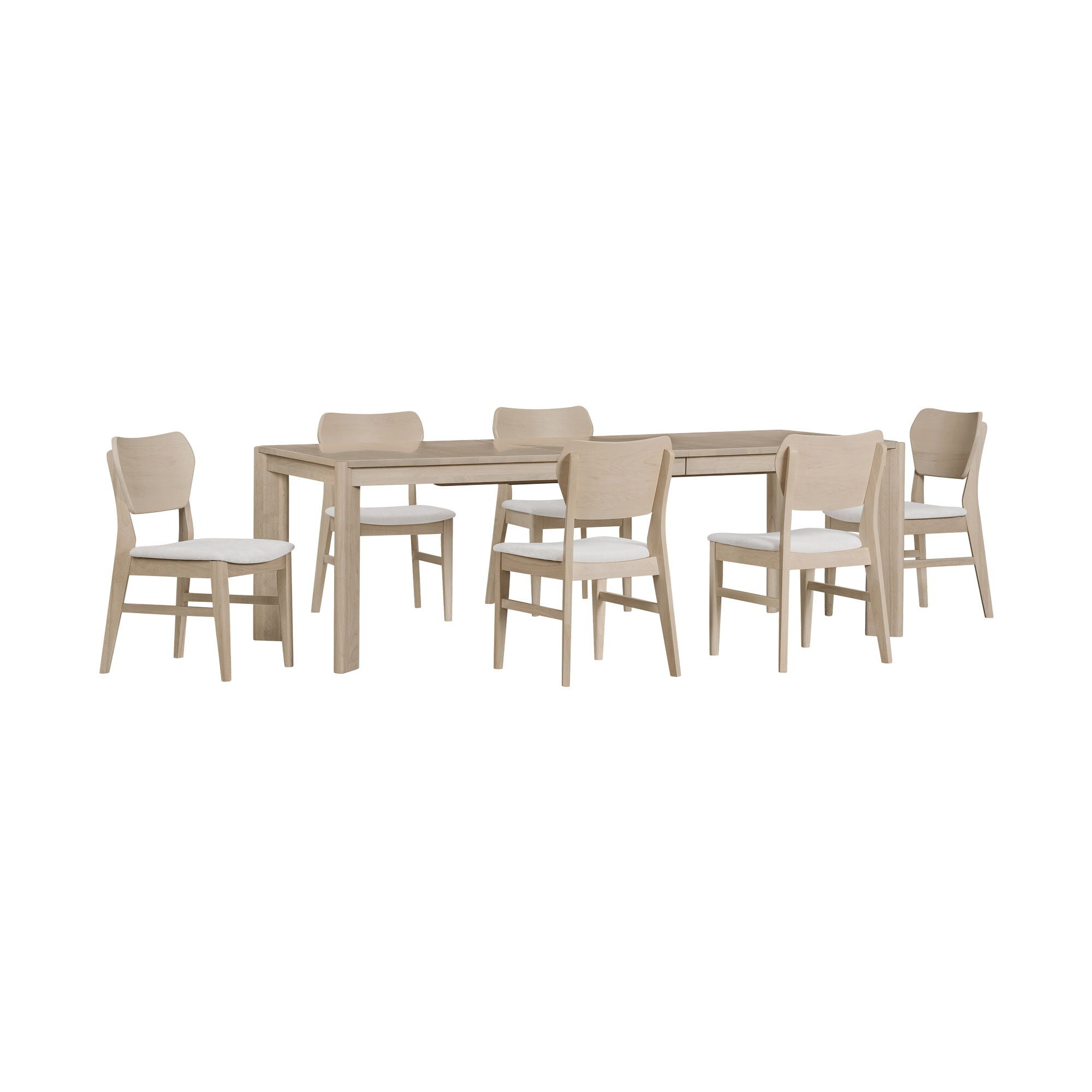 West End - Curved Panel Chair With Ivory Seat
