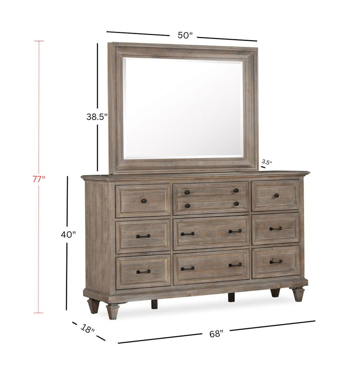 Lancaster - Drawer Dresser