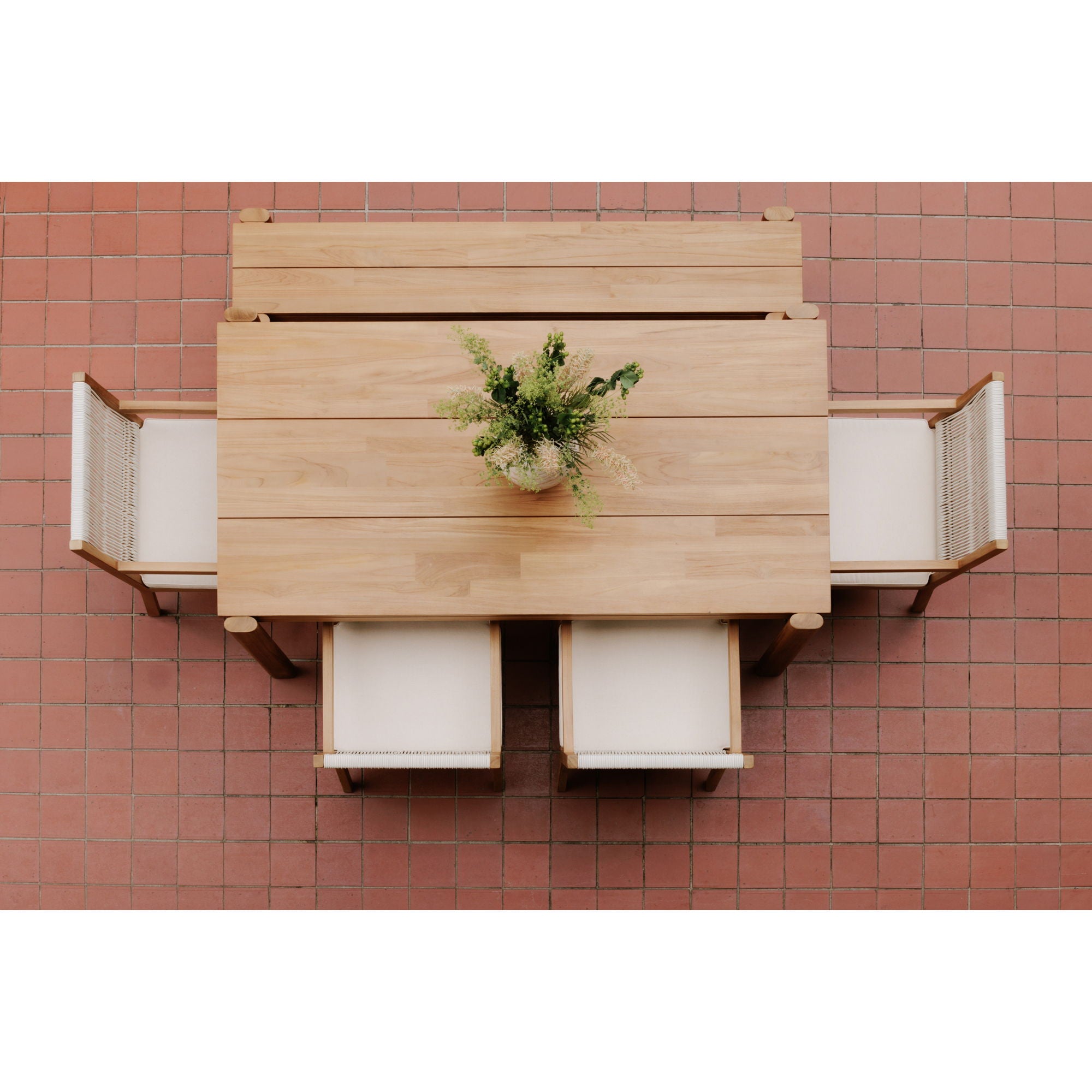 Tempo - Outdoor Dining Bench - Light Brown