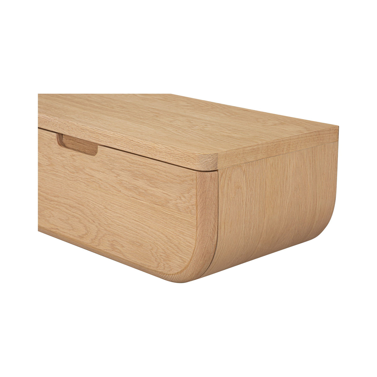 Hettie - Floating Nightstand - Natural / Brown