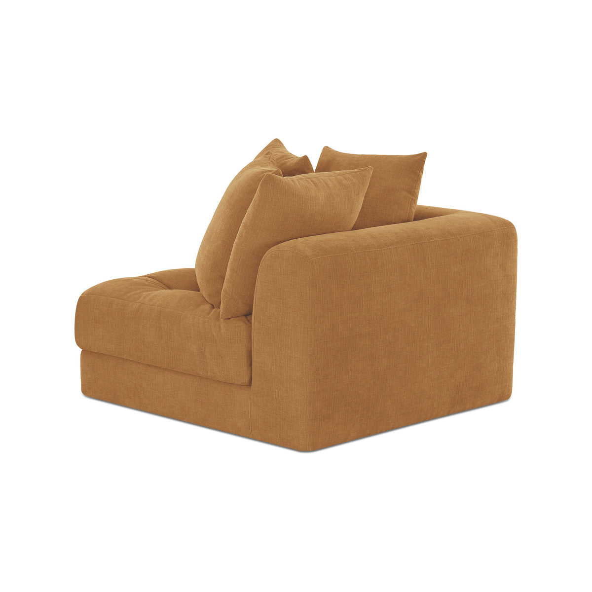 Davie - Corner Chair - Golden Yellow