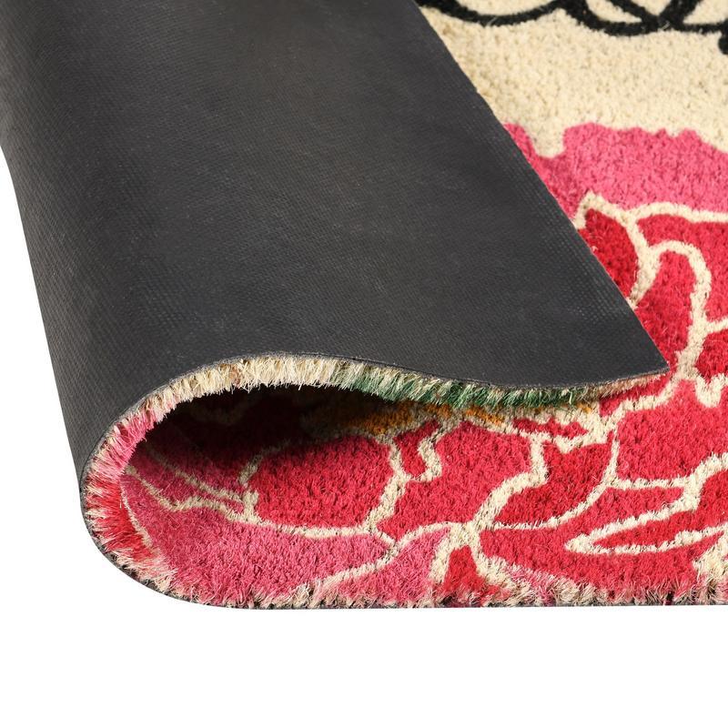 Doormats - Peony Welcome Doormat - Pink Multi/Sand