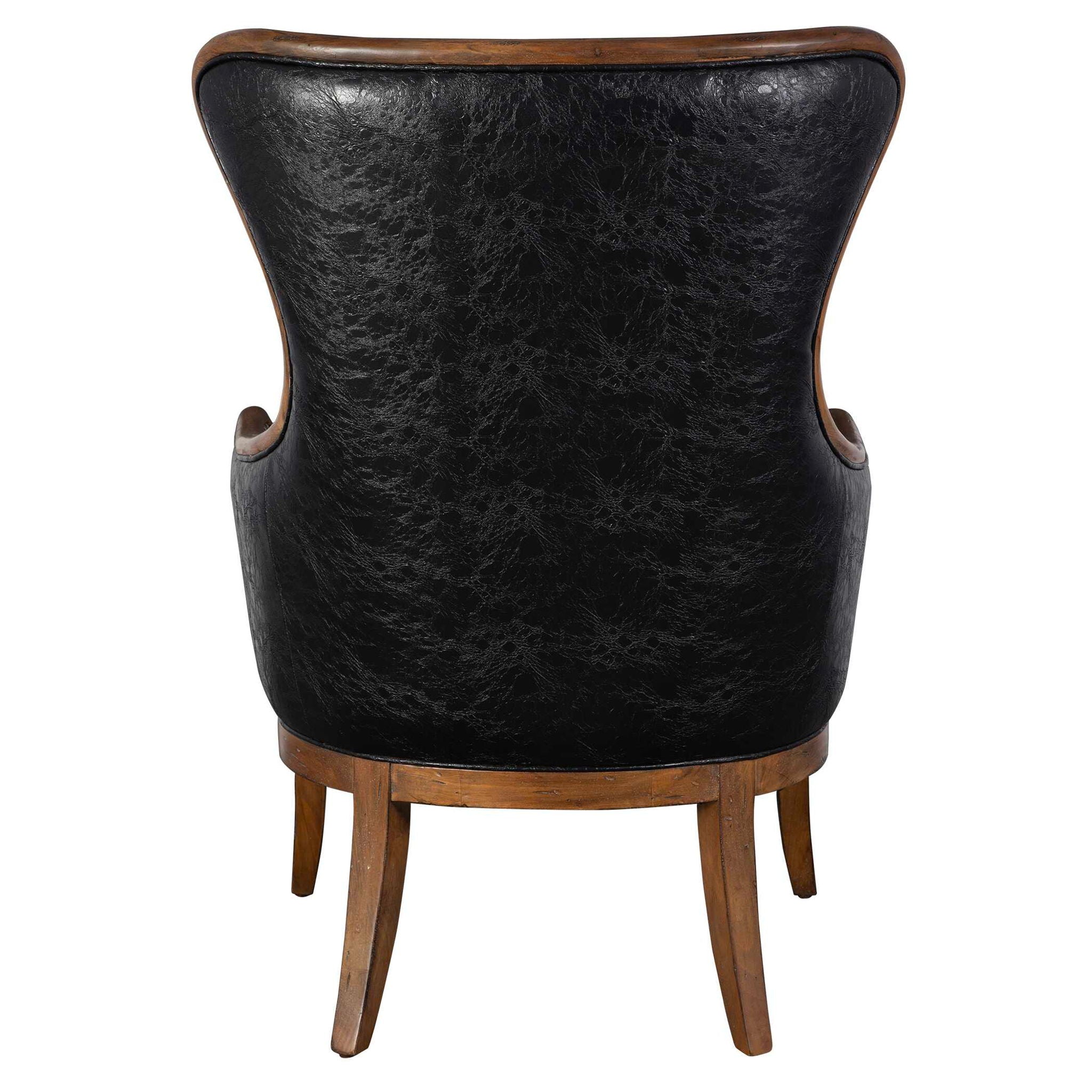 Snowden - Tan Wing Chair - Light Brown