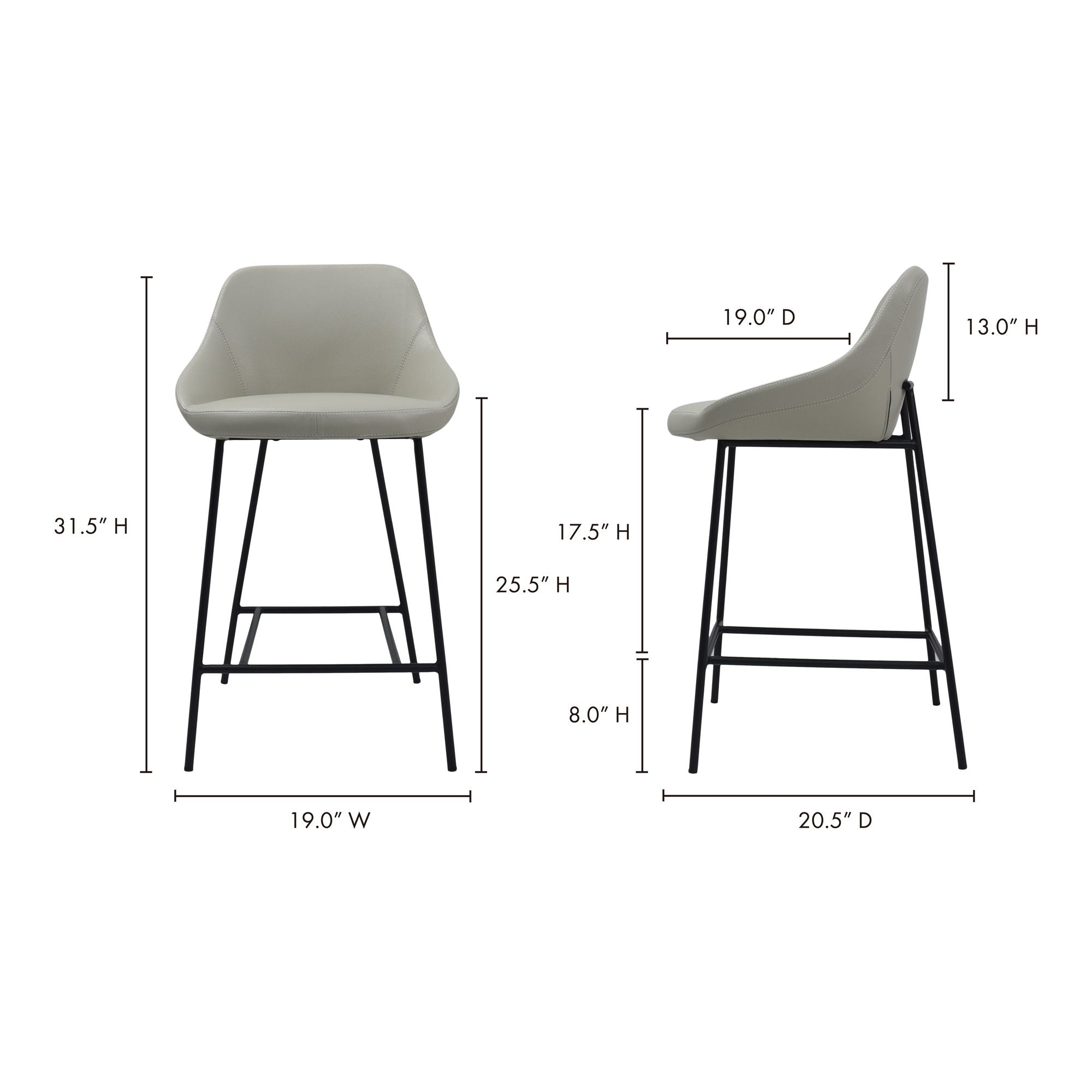 Shelby - Counter Stool - Beige