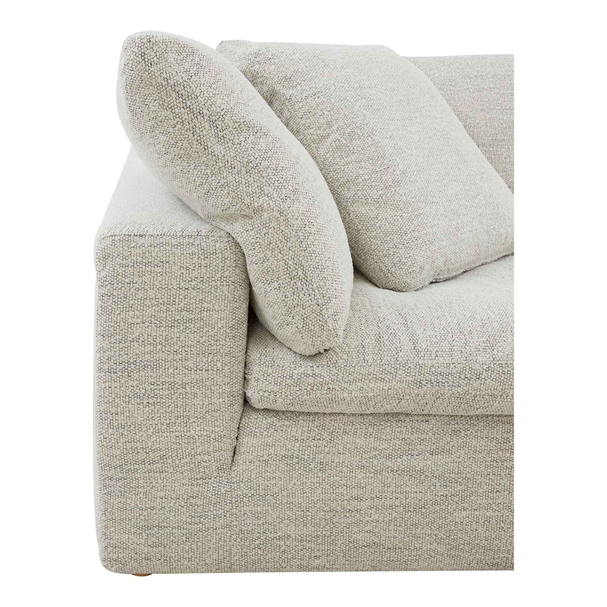 Clay - Dream Modular Sectional - Pearl Silver