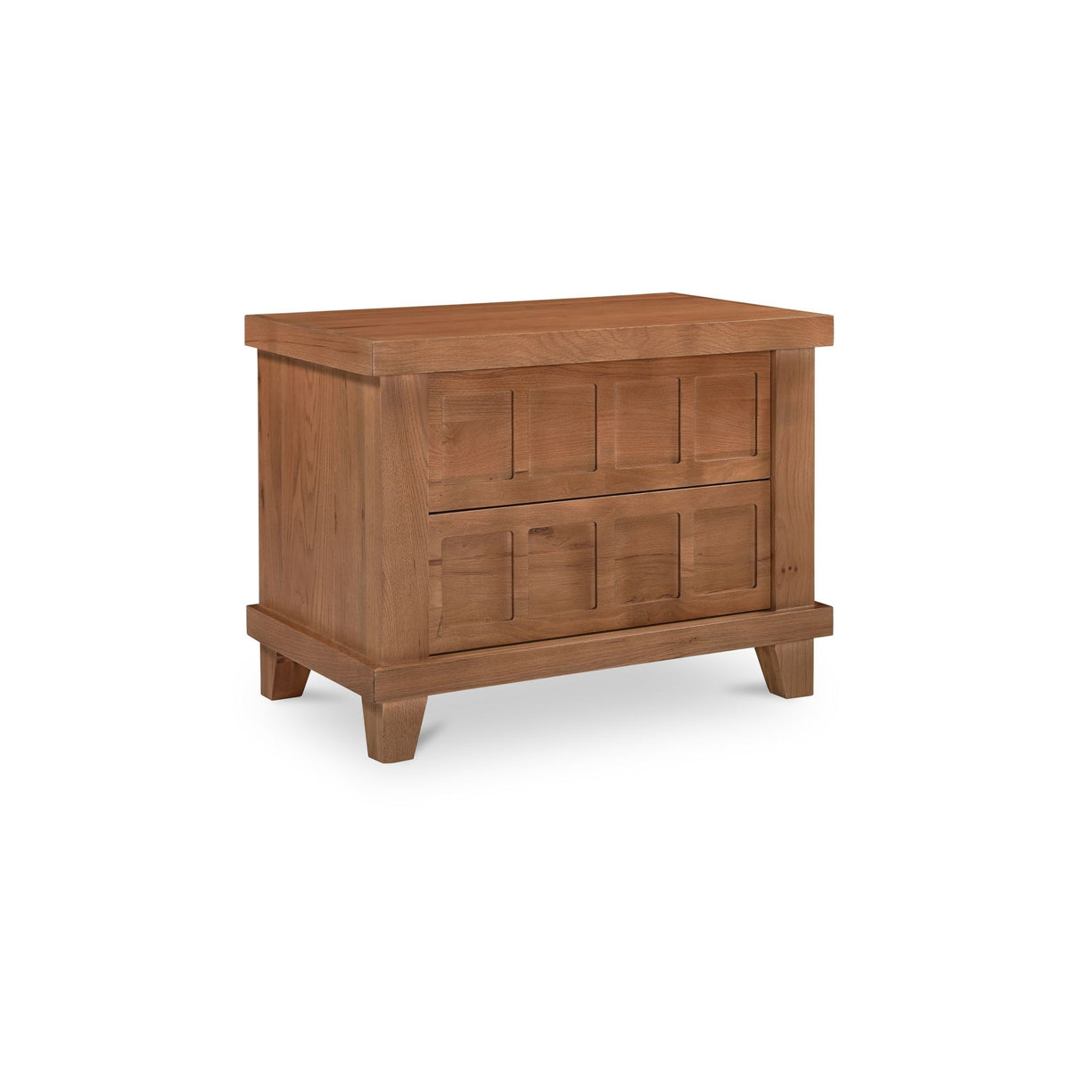 Enya - Nightstand - Red / Oak