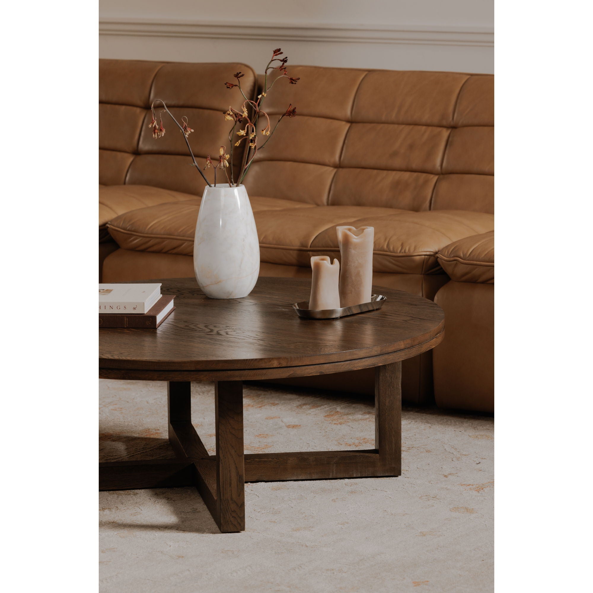 Joel - Coffee Table - Dark Brown