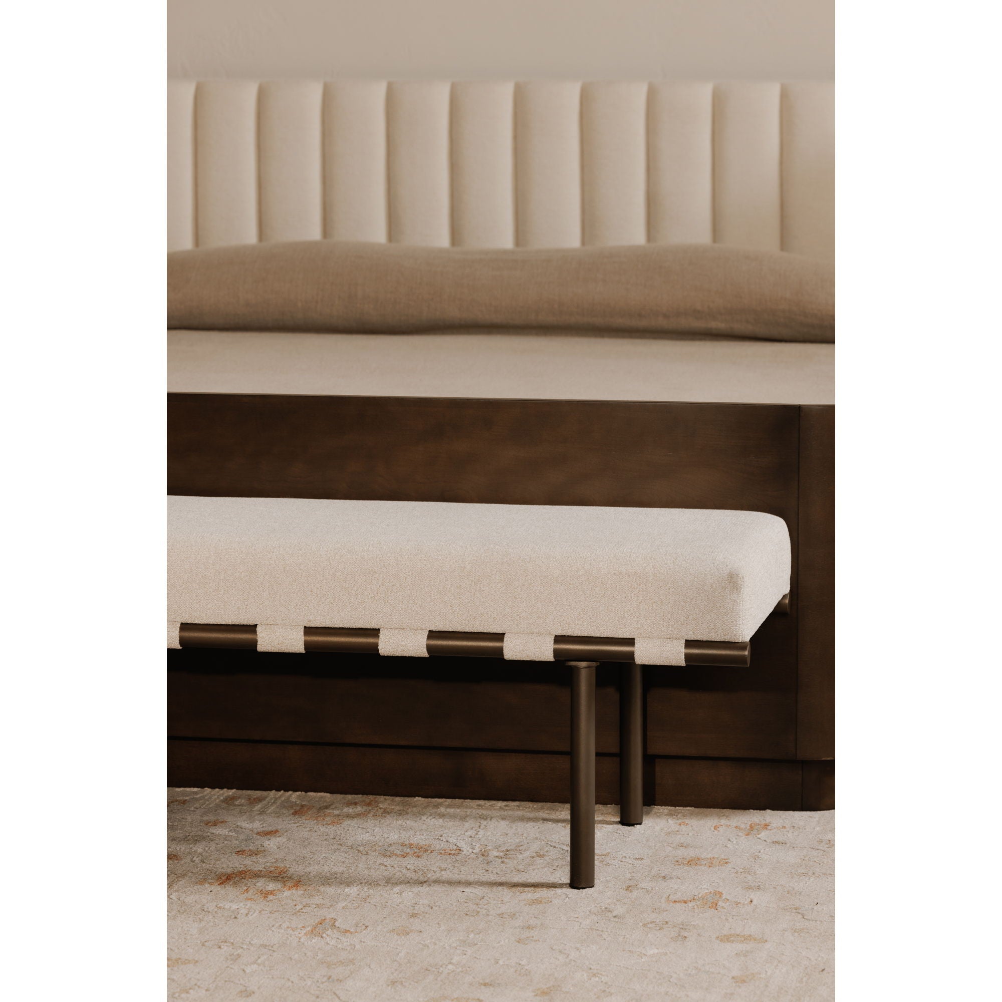 Carson - Dining Bench - Beige