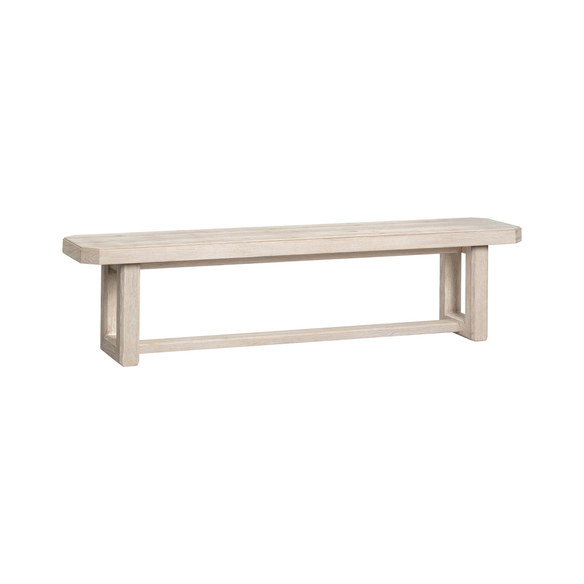 Carlson - Backless Bench - Washed Linen