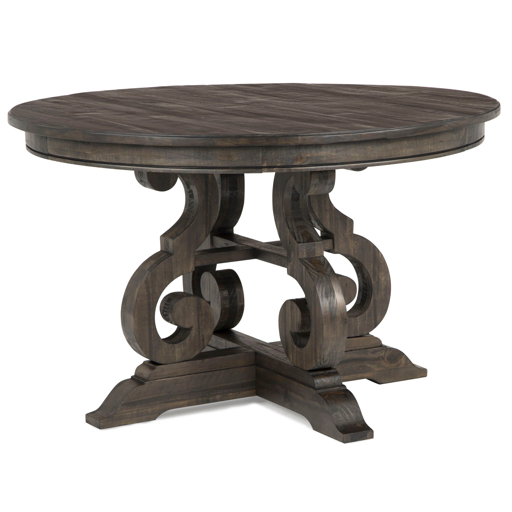 Bellamy - 48" Round Dining Table - Peppercorn