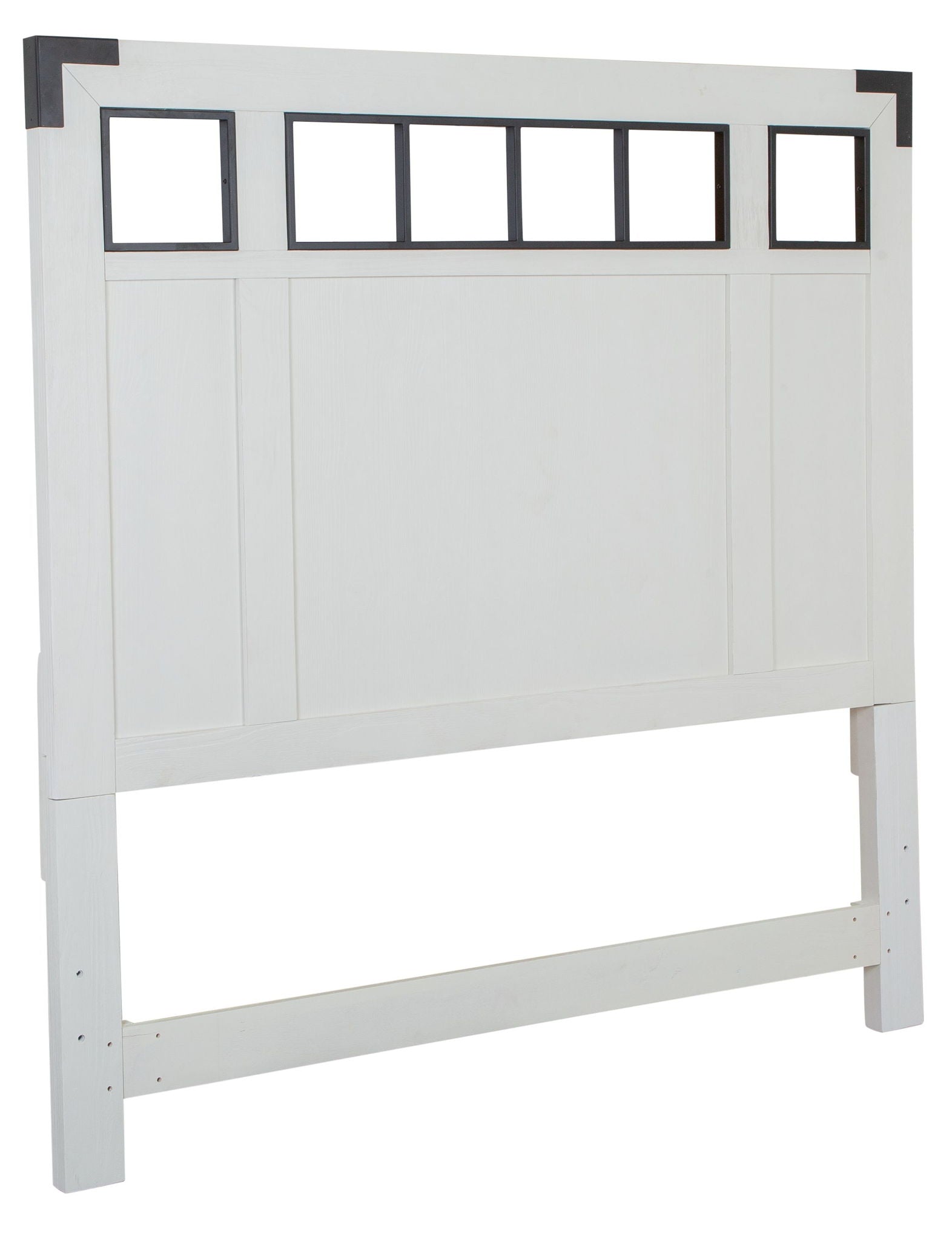 Harper Springs - Complete Panel Bed With Metal Headboard