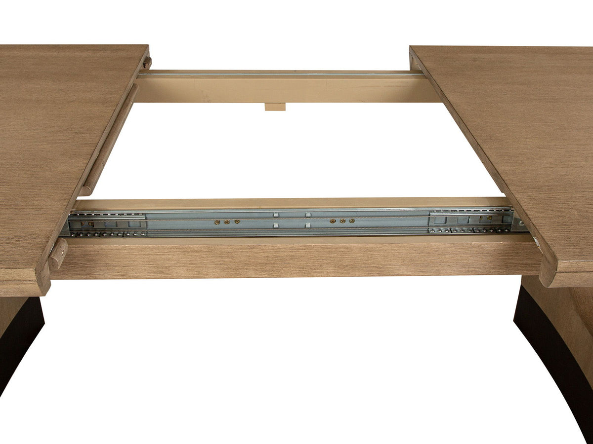 Tristan - Extendable Trestle Dining Table - Swiss Coffee
