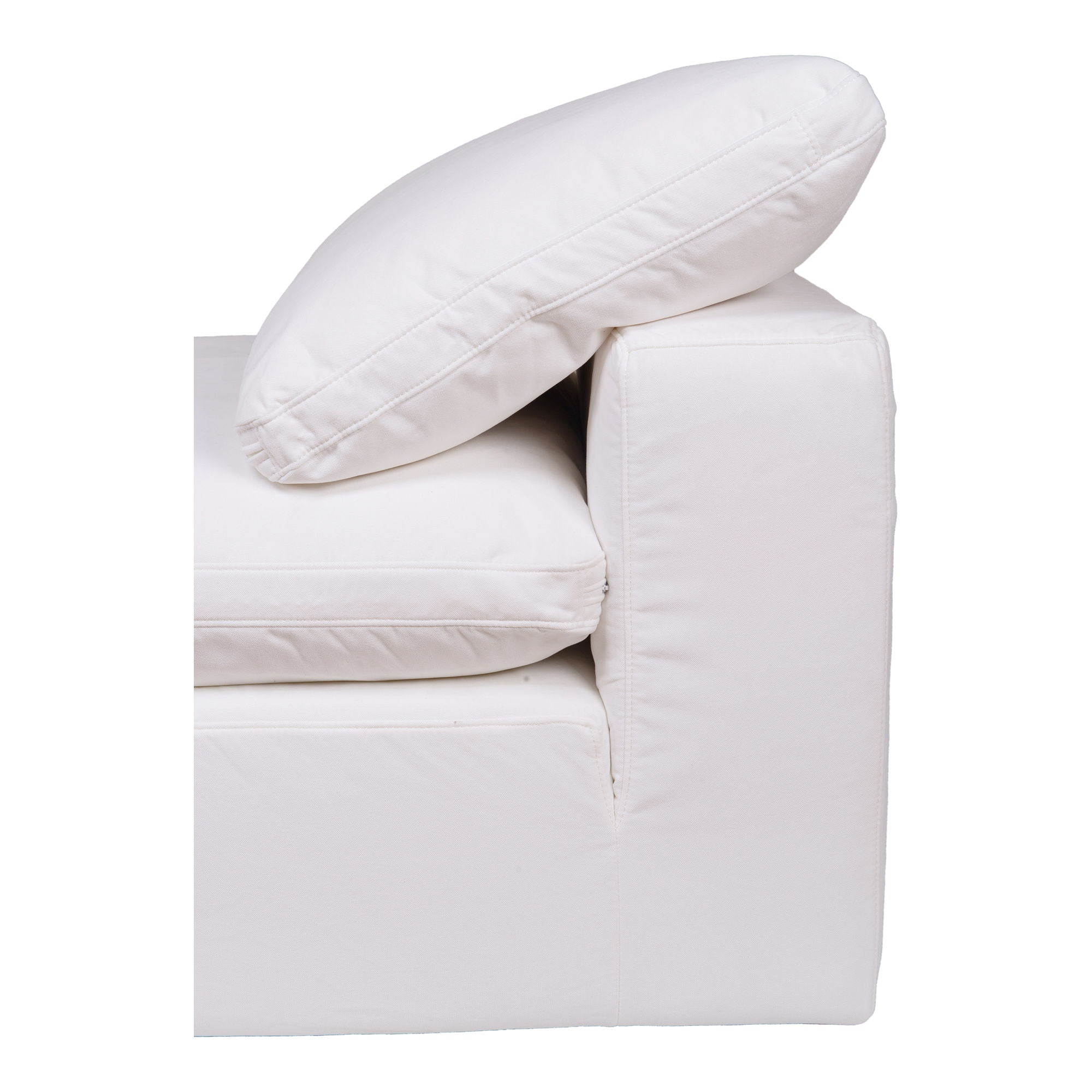 Clay - Slipper Chair Livesmart Fabric - Cream