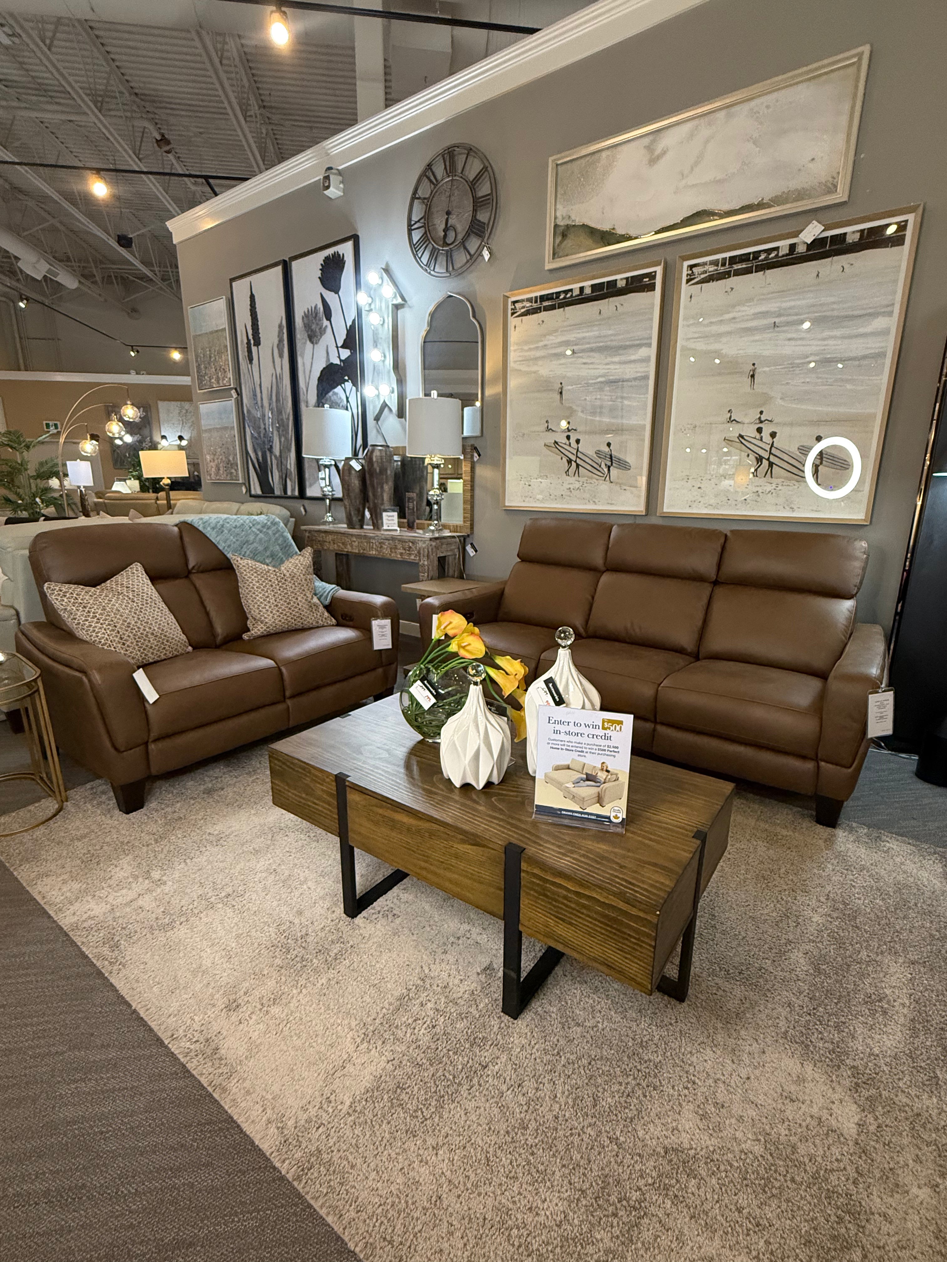 Power Reclining Sofa & Loveseat