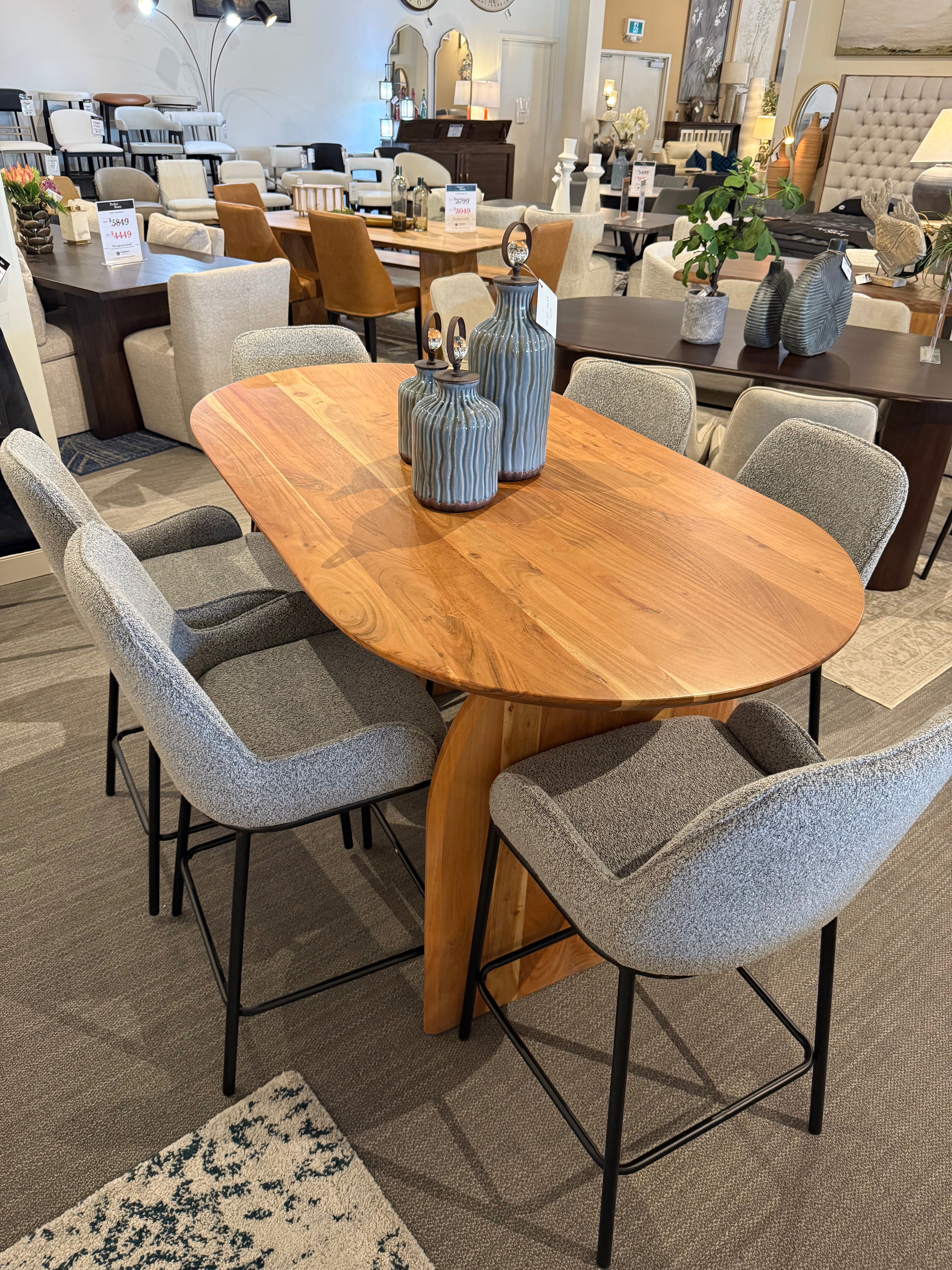 Caramel 7 Piece Dining Set
