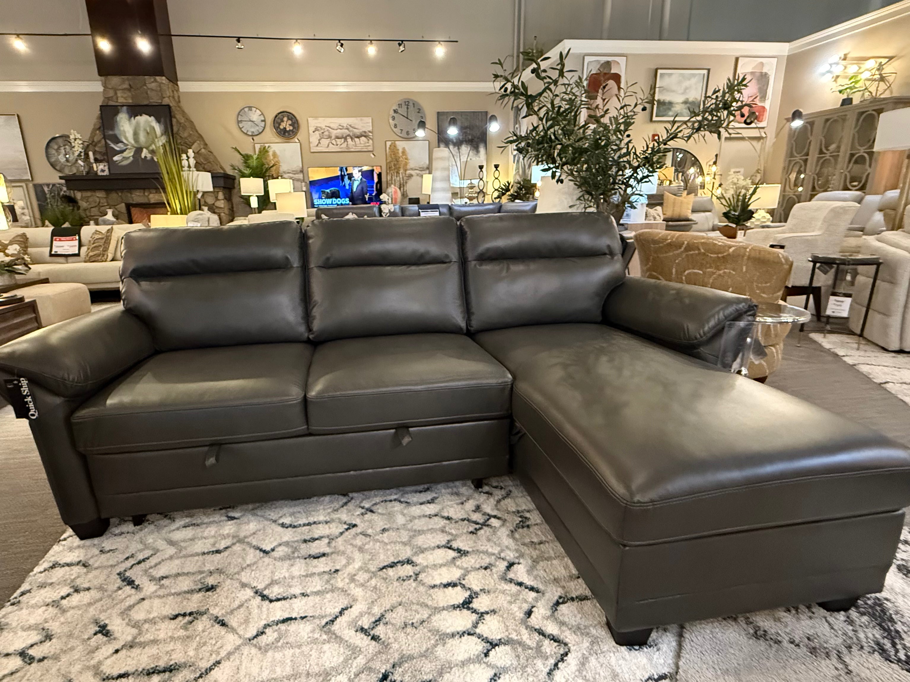 Shelton Sectional Media Sleeper