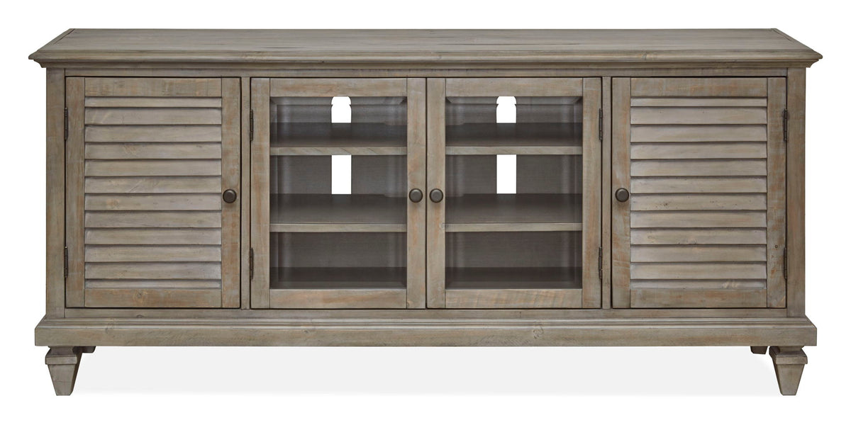 Calistoga - Rustic Entertainment Wall - Dovetail Gray