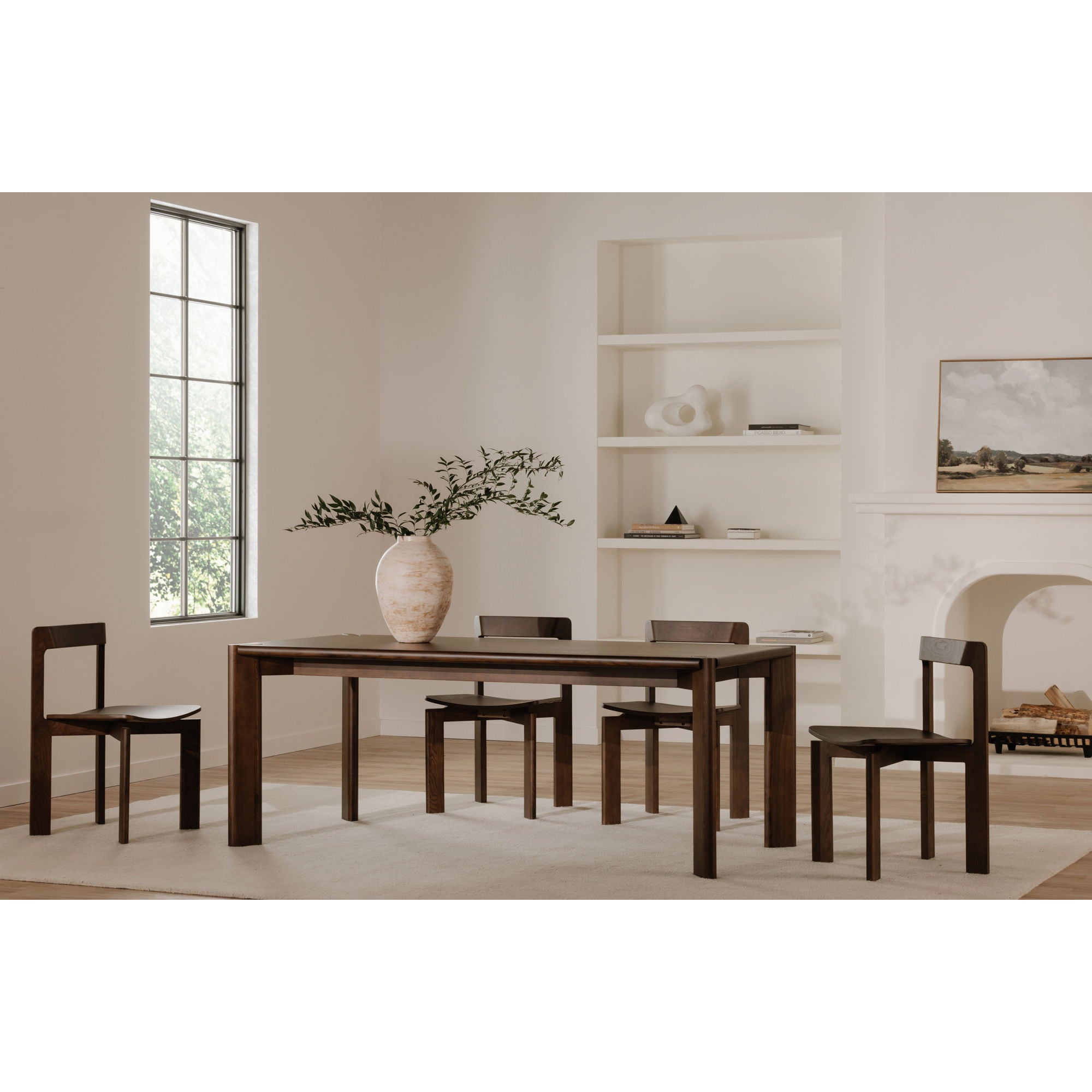 Daifuku - Large Dining Table - Dark Brown