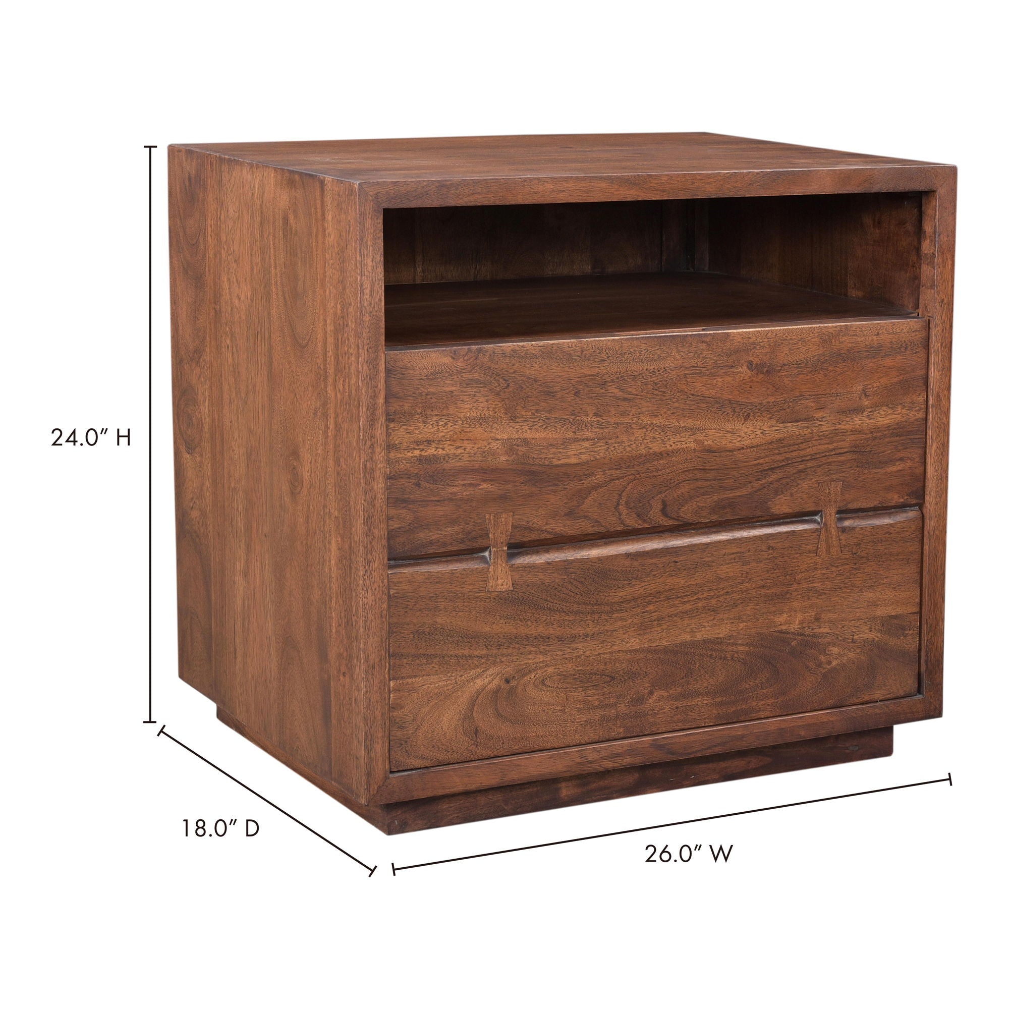 Madagascar - Nightstand - Light Brown