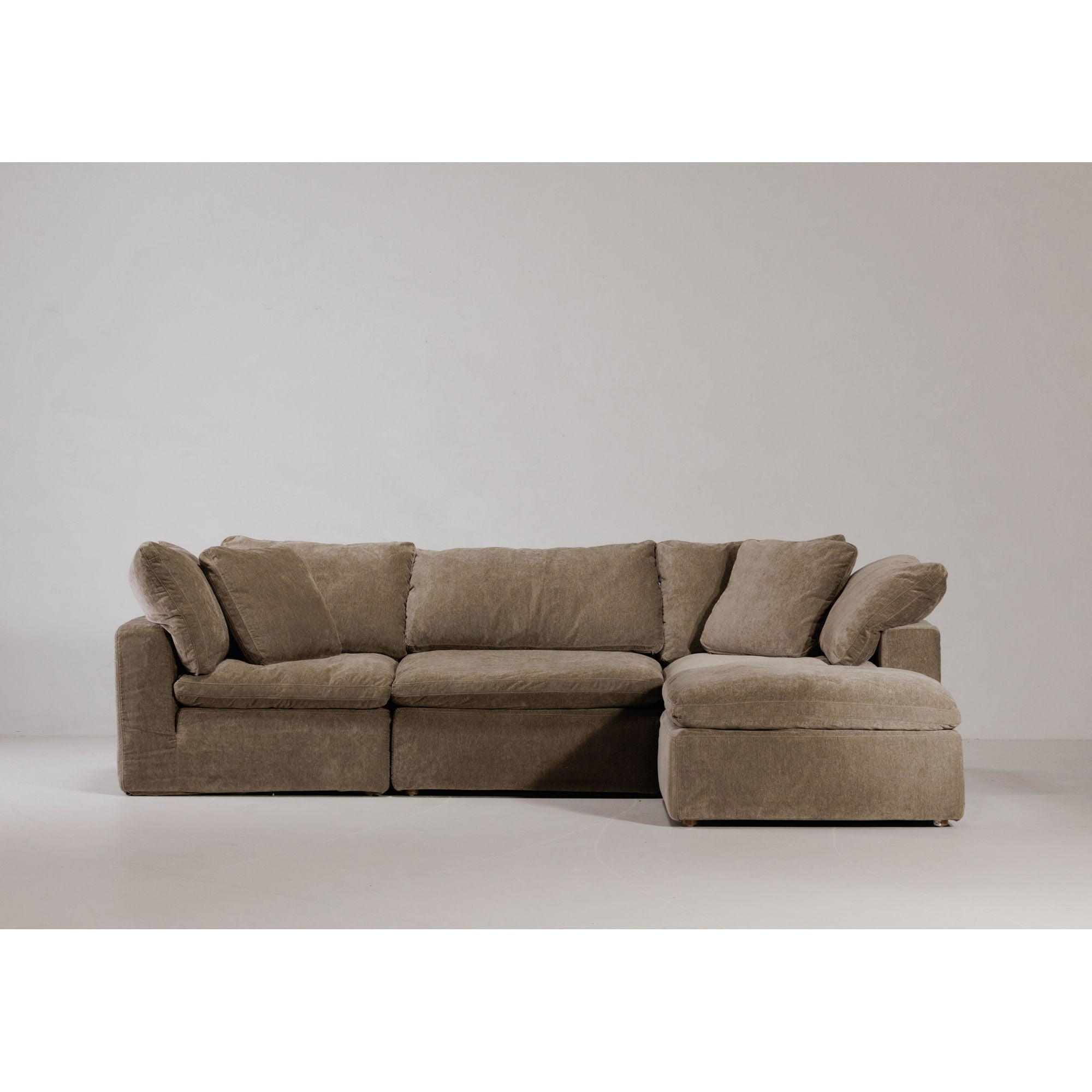 Terra Lounge - Performance Fabric Modular Sectional - Desert Sage