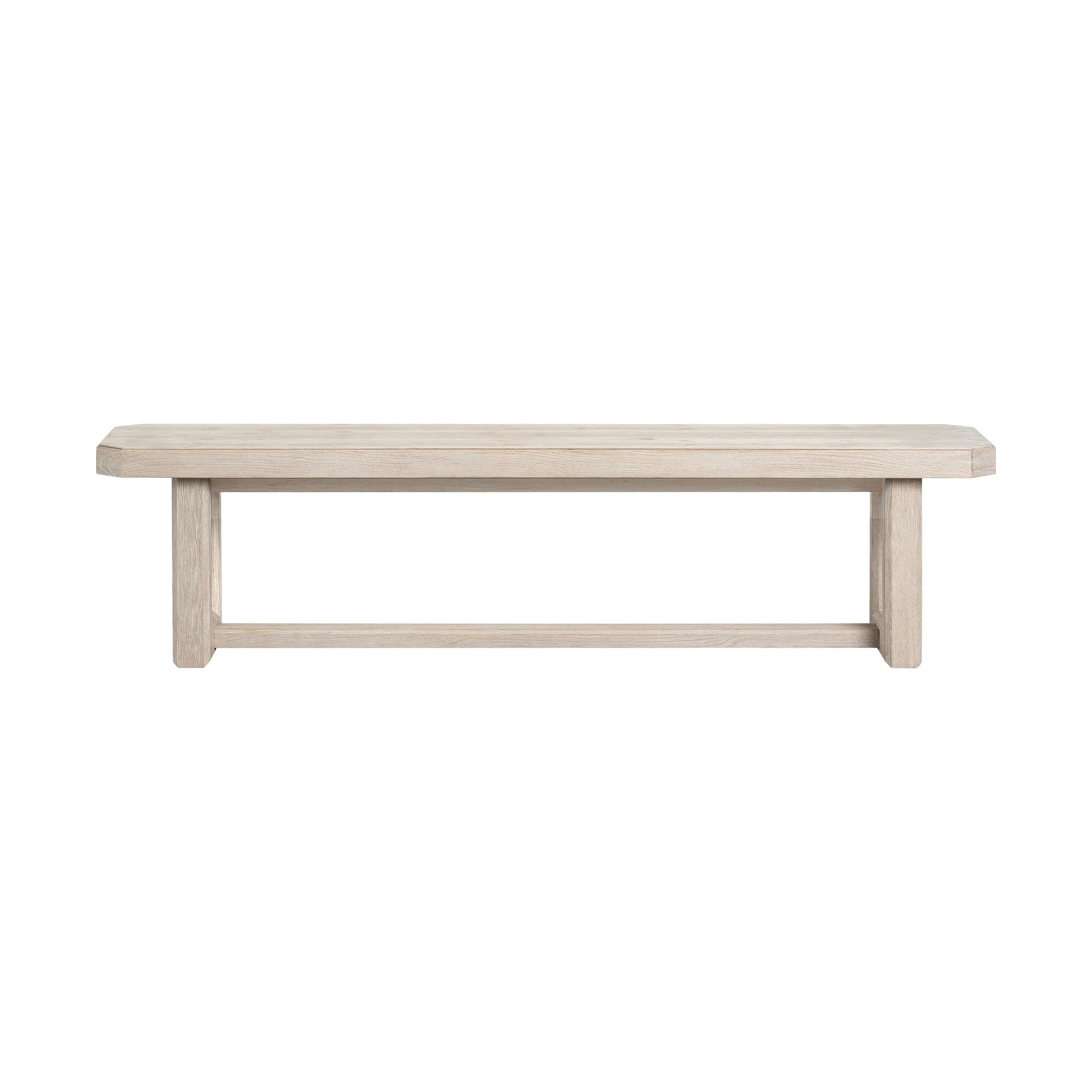 Carlson - Backless Bench - Washed Linen