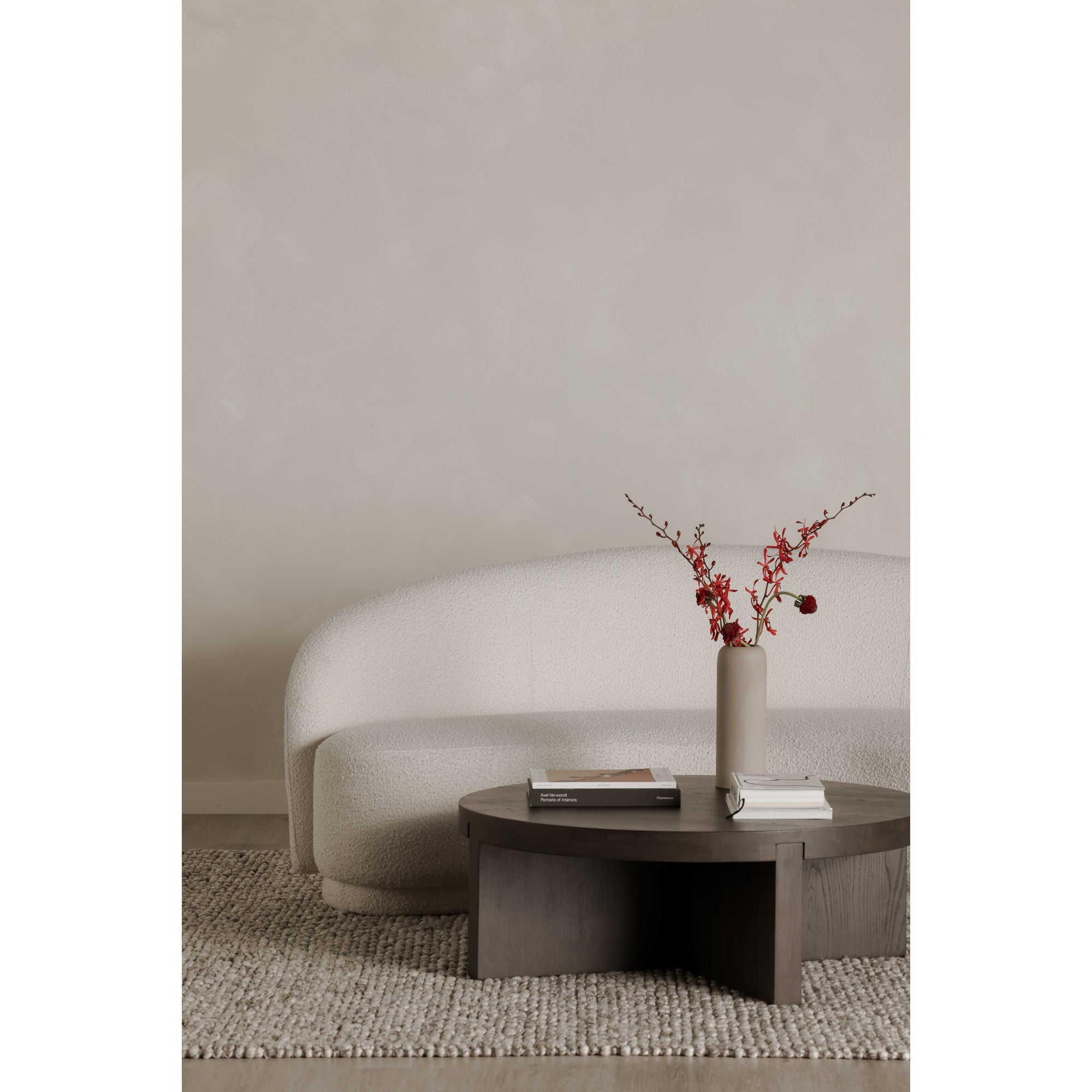 Folke - Round Coffee Table - Dark Gray