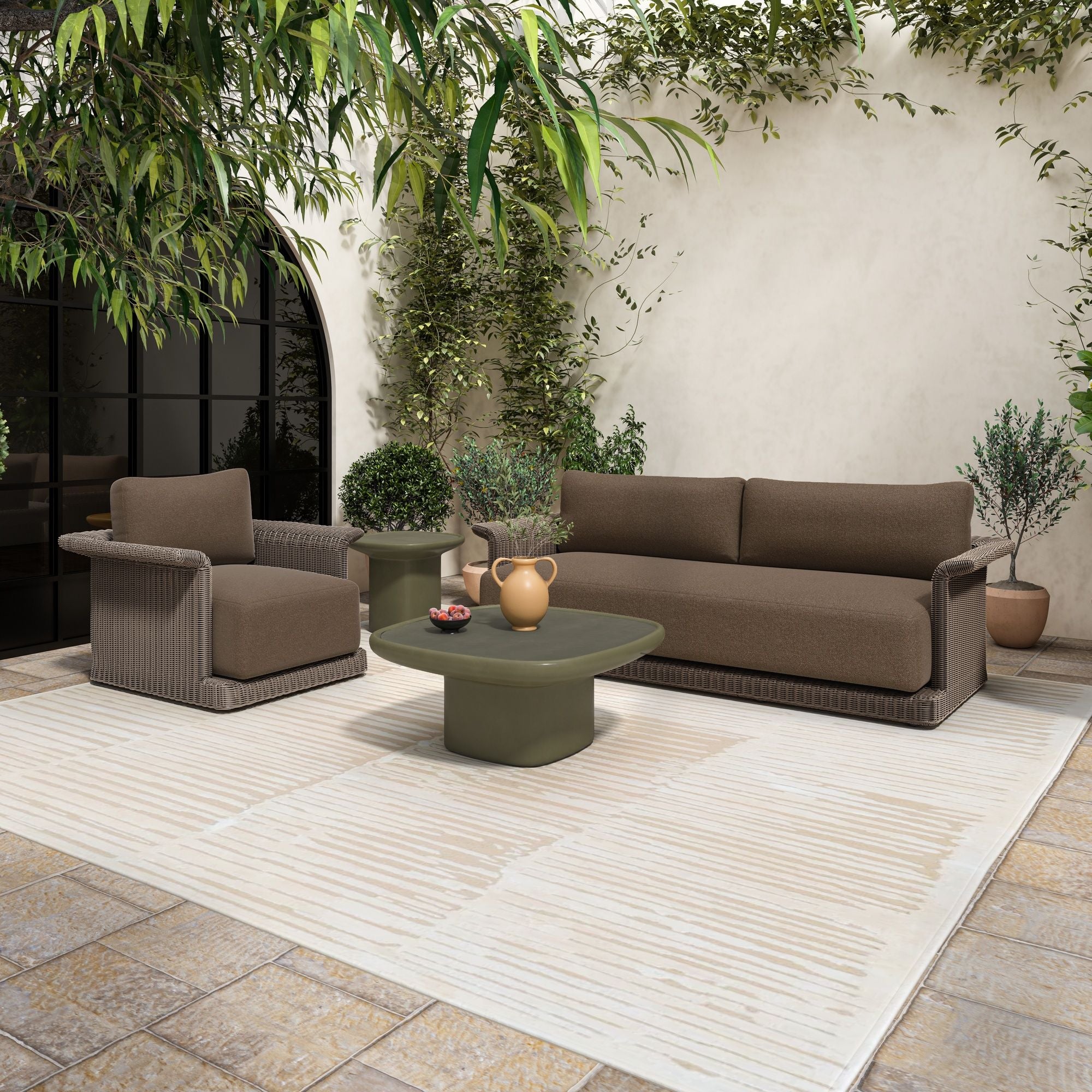 Manon - Outdoor Coffee Table - Deep Green