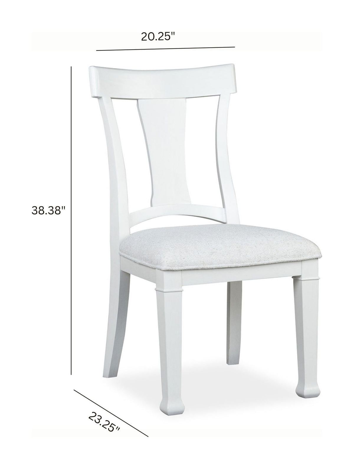 Kingston - Upholstered Side Chair (Set of 2) - Whisper White And Cerused Nutmeg