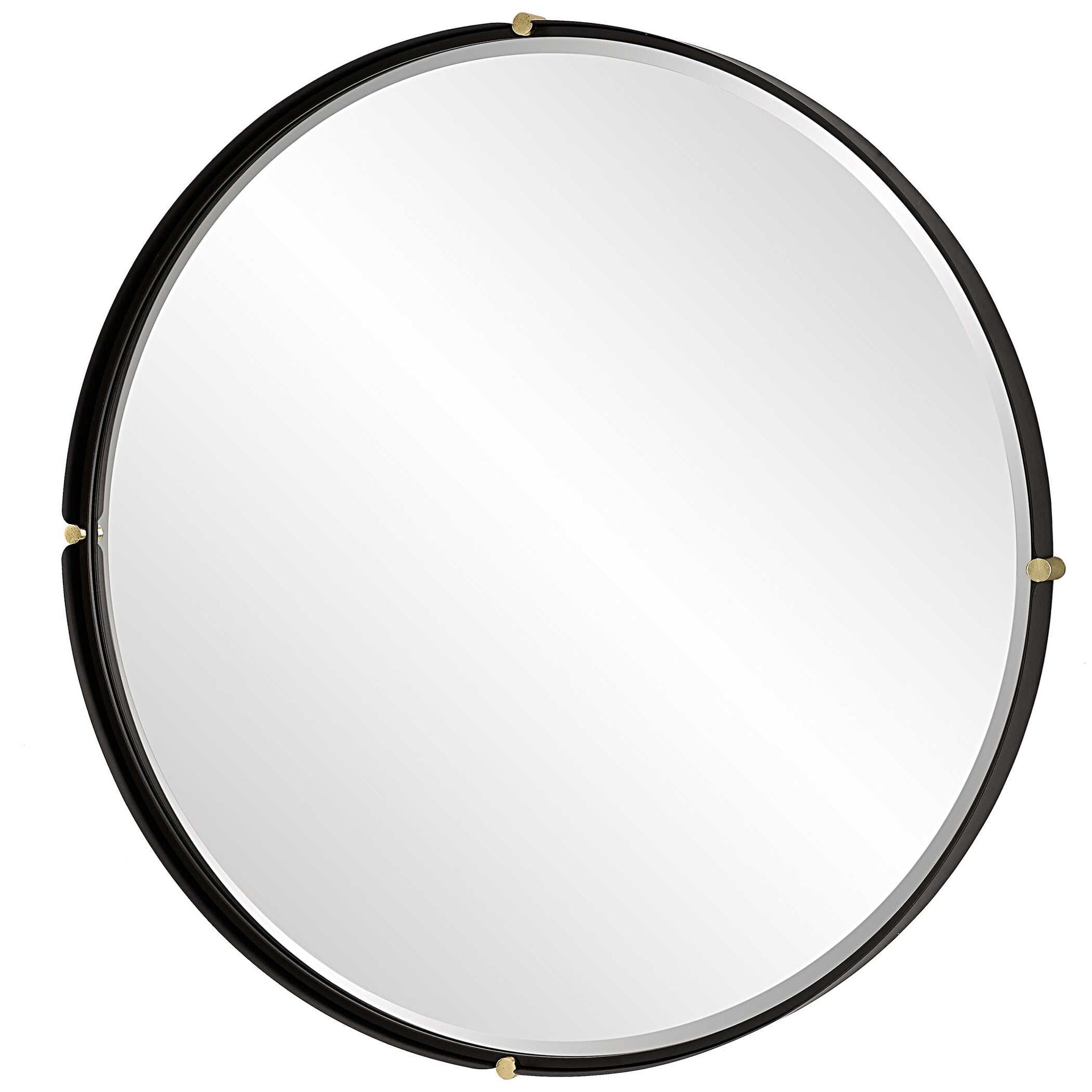 Bonded - Round Mirror - Black