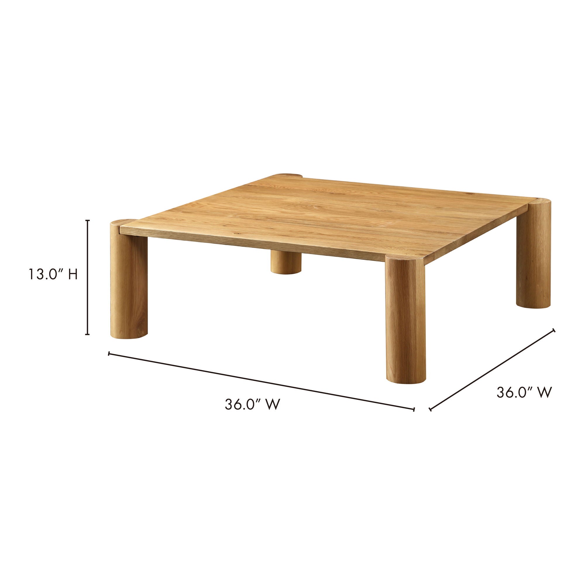 Post - Coffee Table - Natural