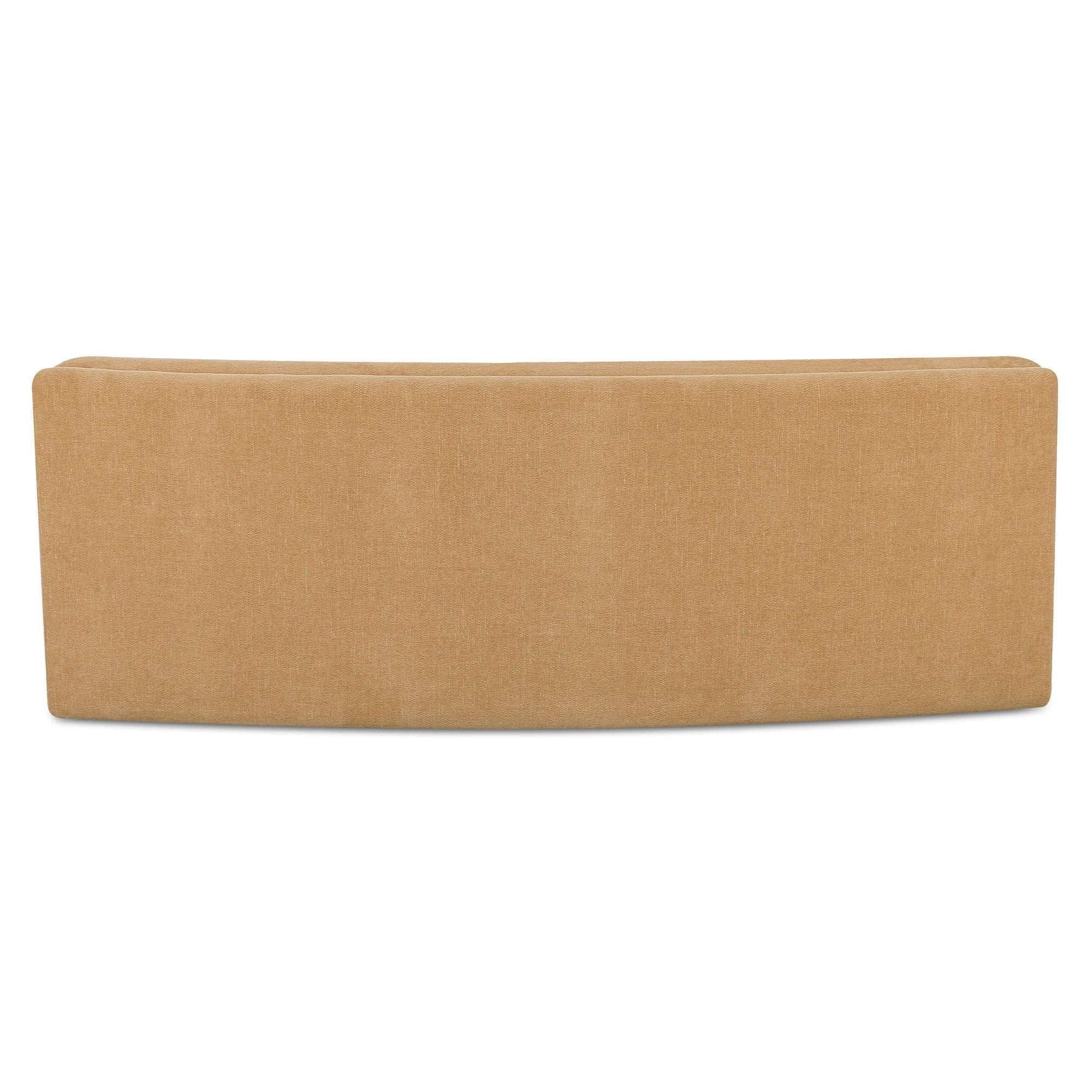 Naomi - Concave Sofa - Golden Yellow