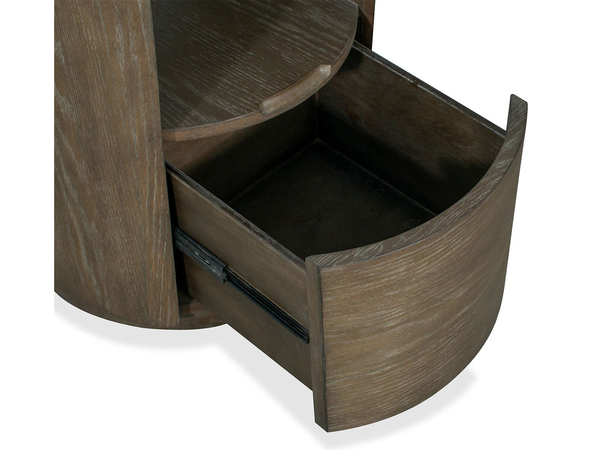 Bosley - Round End Table - Porpoise