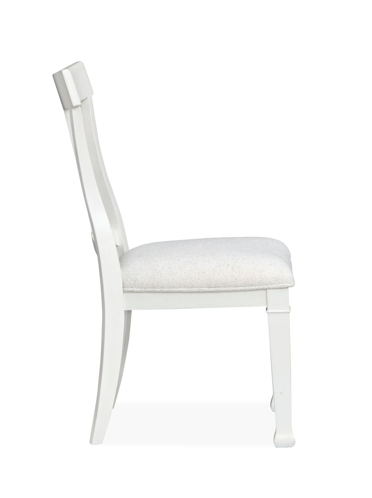 Kingston - Upholstered Side Chair (Set of 2) - Whisper White And Cerused Nutmeg