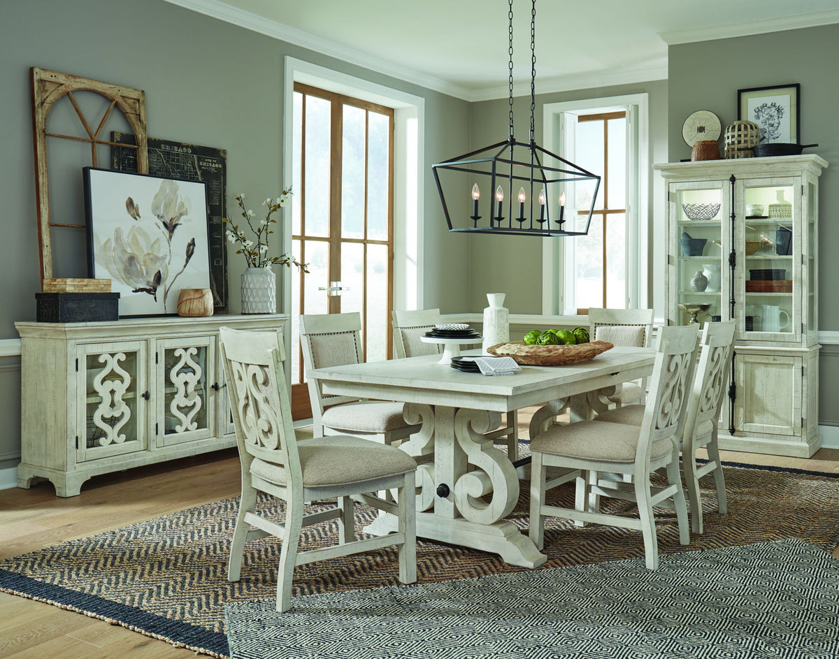 Bronwyn - Rectangular Dining Table - Alabaster